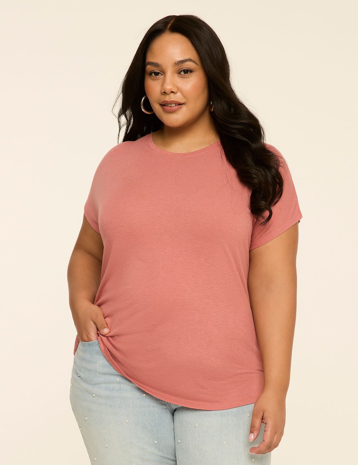 EveryWear Brushed Crew-Neck Tee