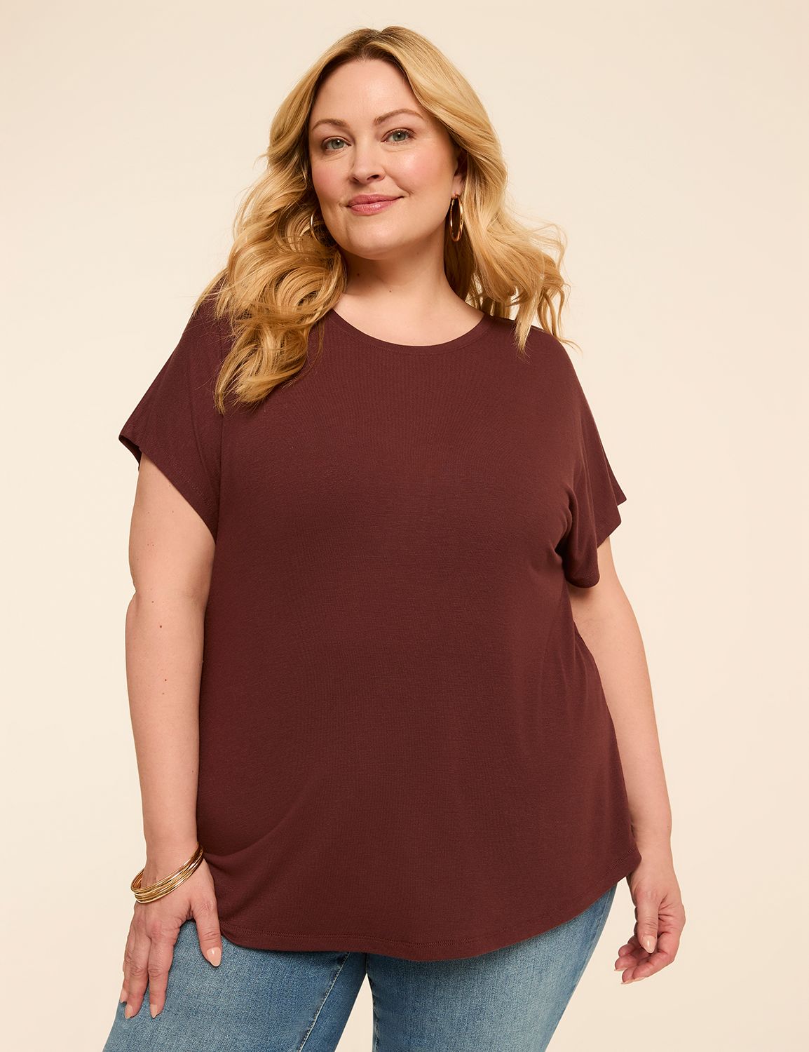 EveryWear Brushed Crew-Neck Tee