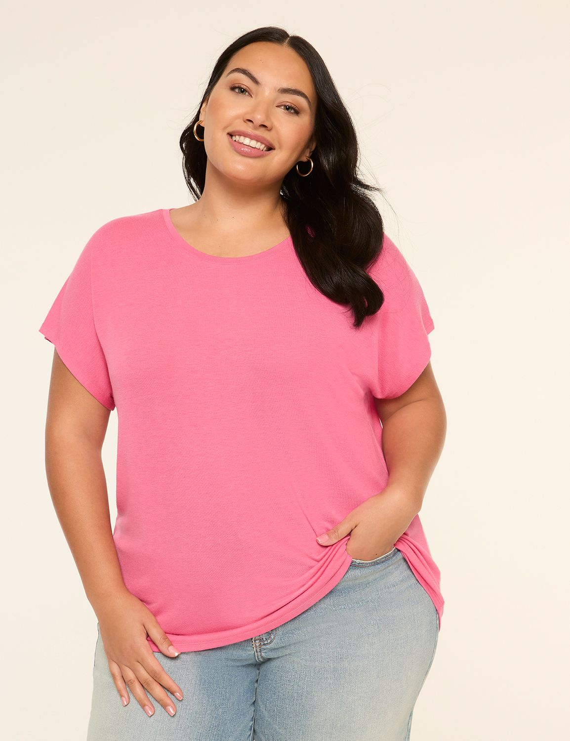 EveryWear Brushed Crew-Neck Tee
