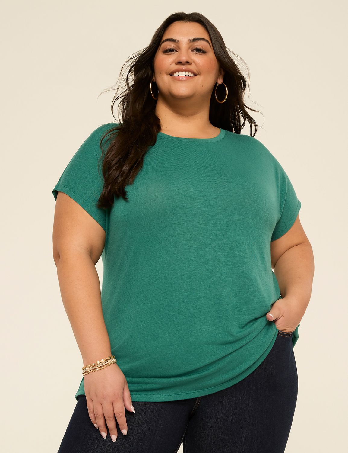 EveryWear Brushed Crew-Neck Tee