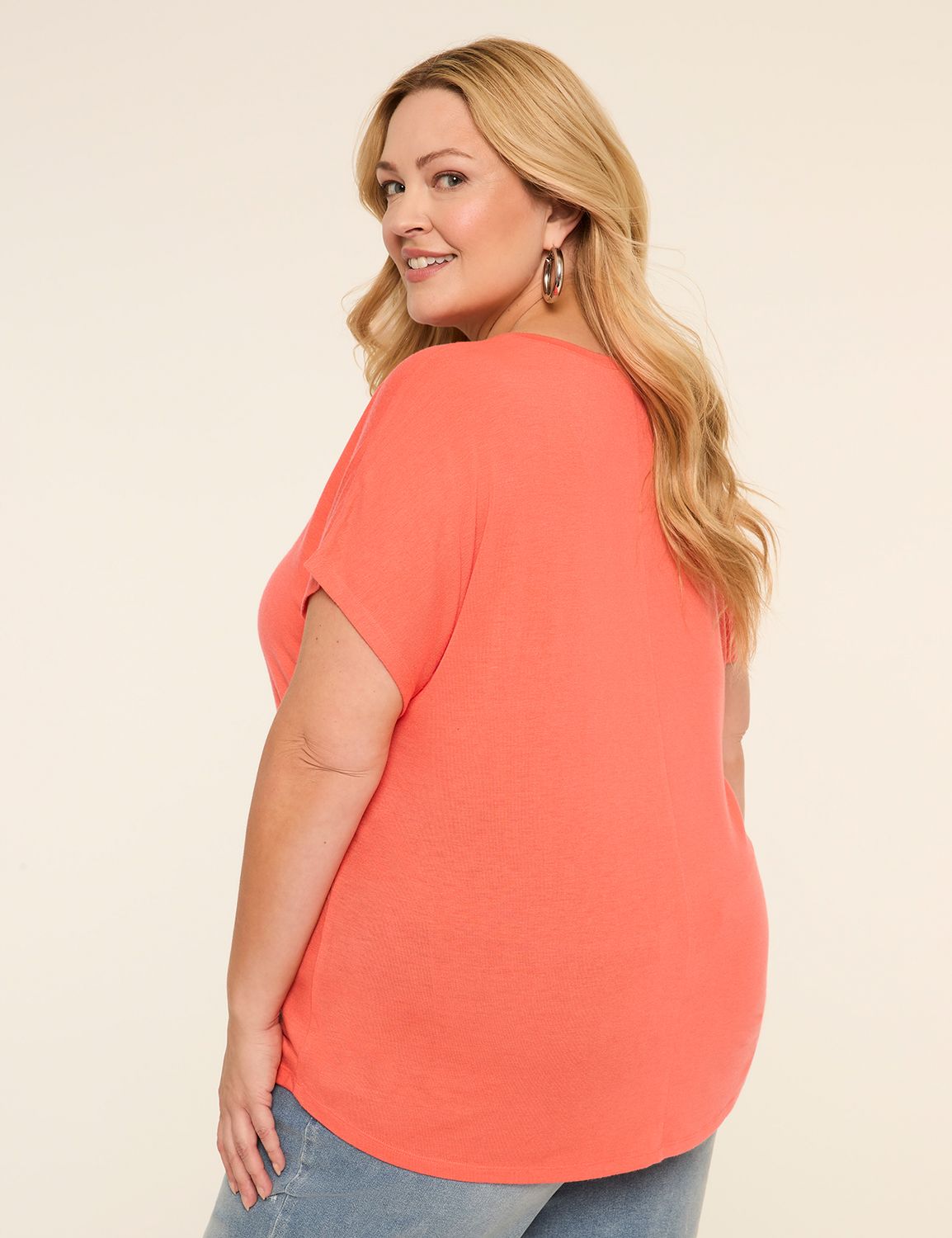 EveryWear Brushed V-Neck Tee