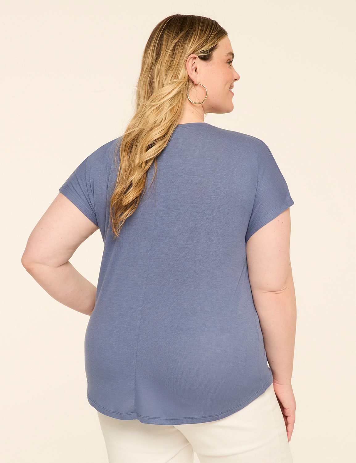 EveryWear Brushed V-Neck Tee
