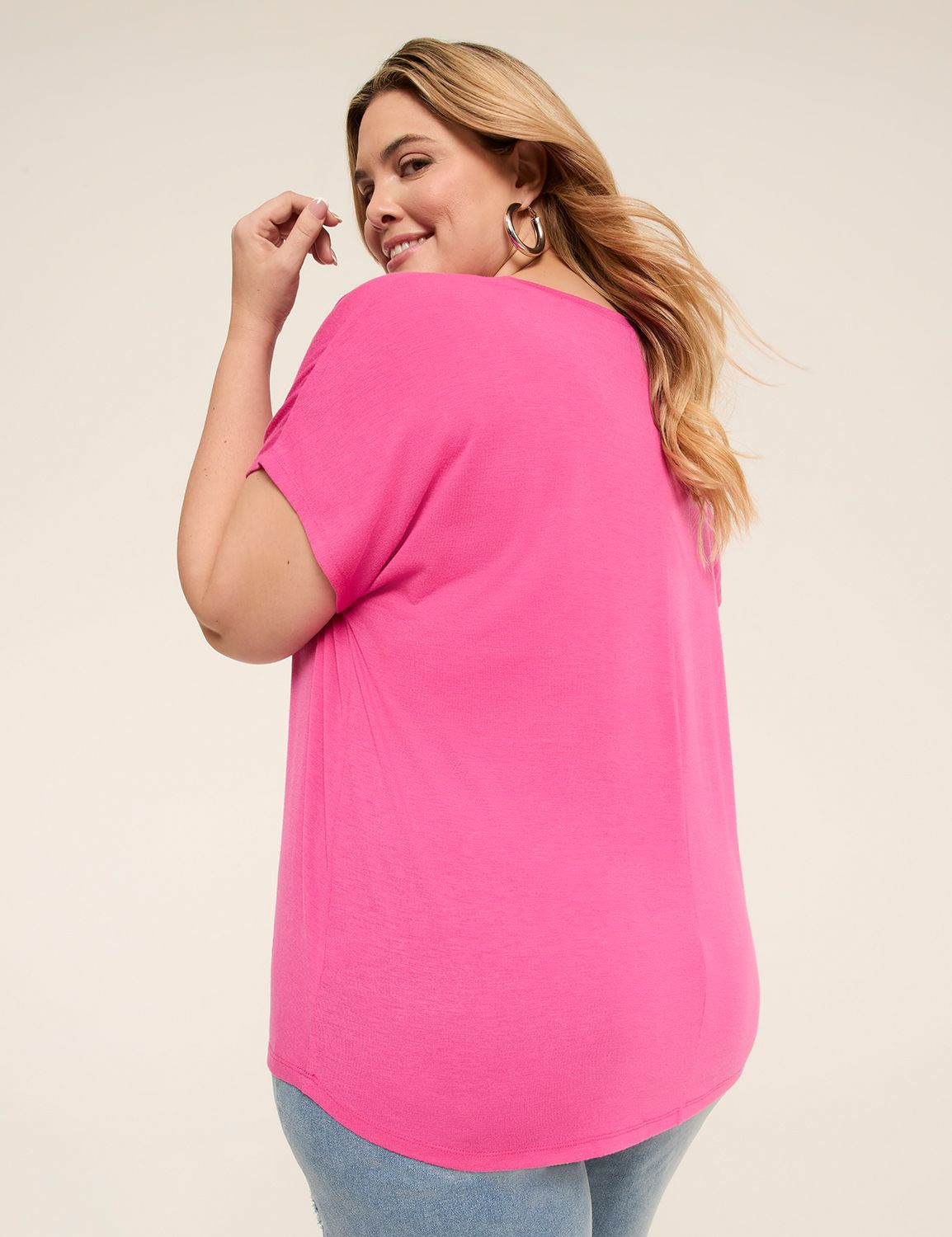 EveryWear Brushed V-Neck Tee