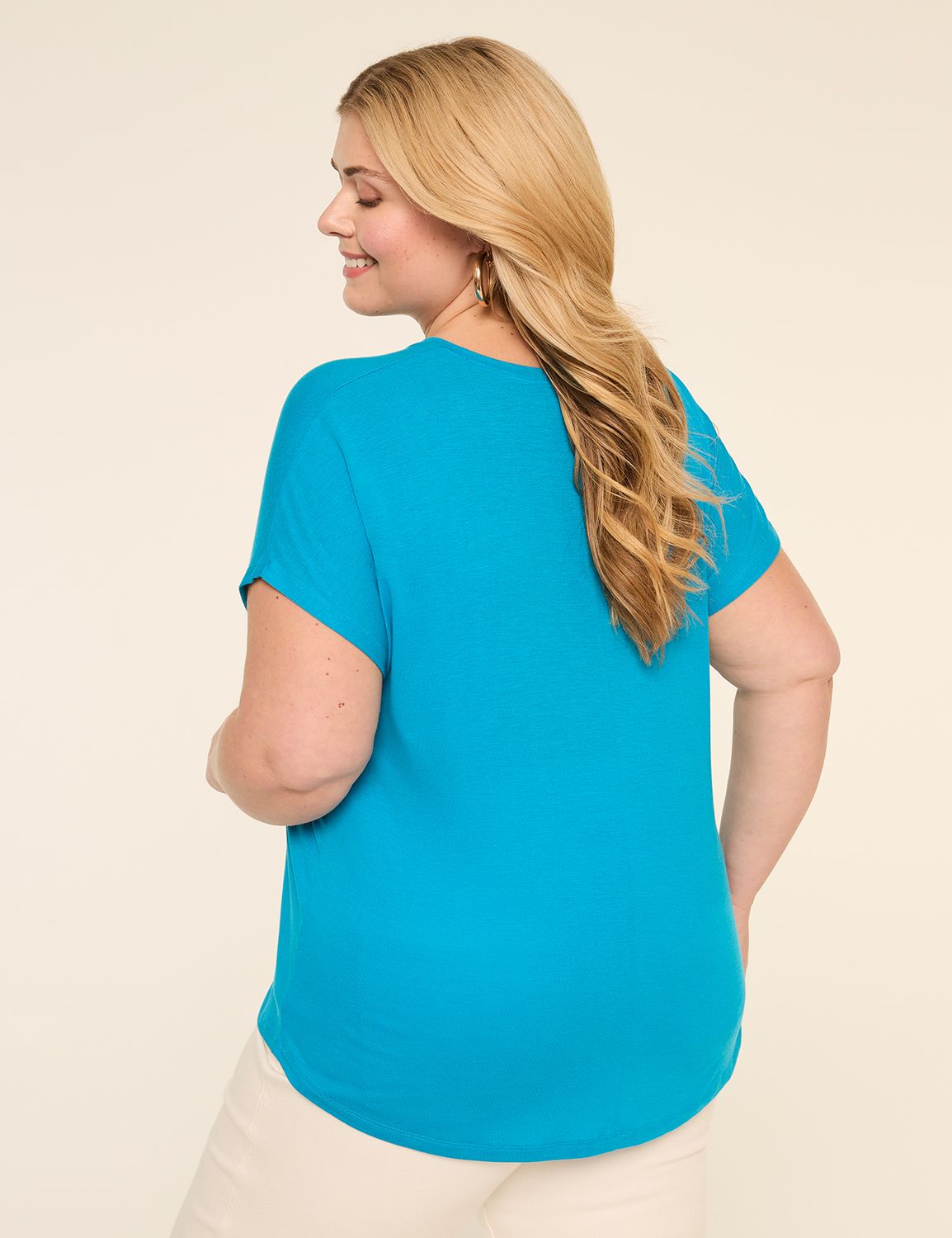 EveryWear Brushed V-Neck Tee