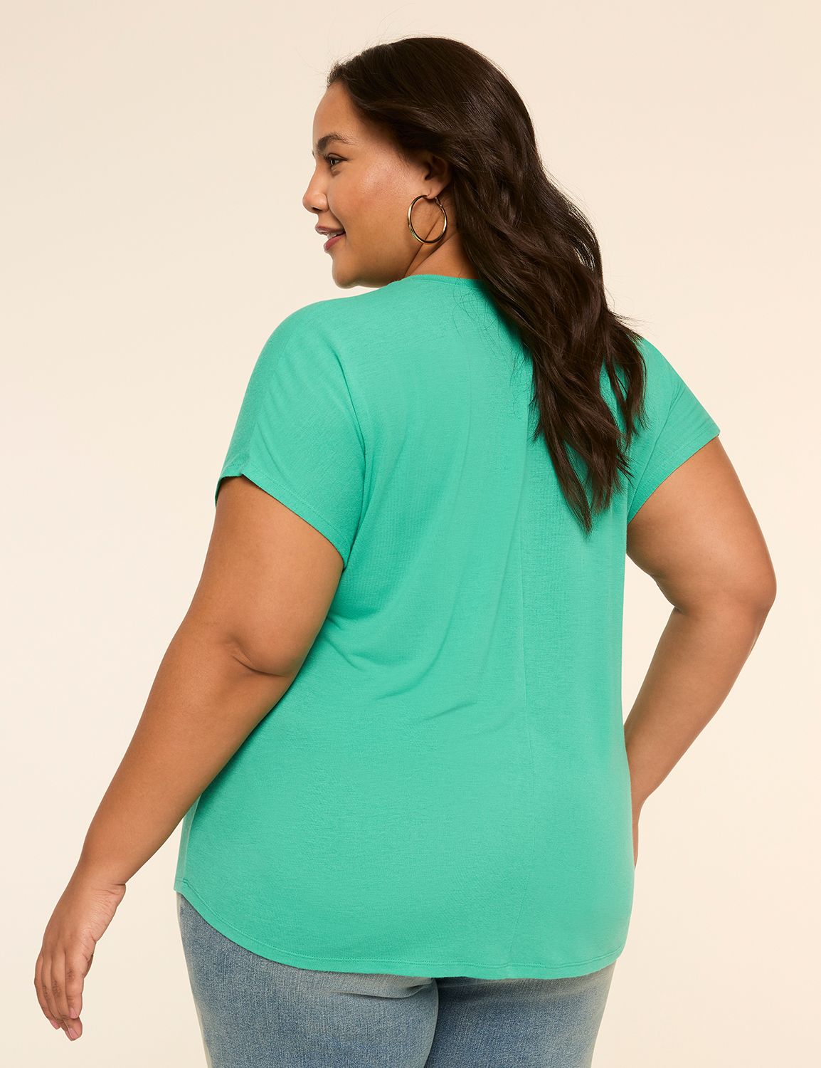 EveryWear Brushed V-Neck Tee