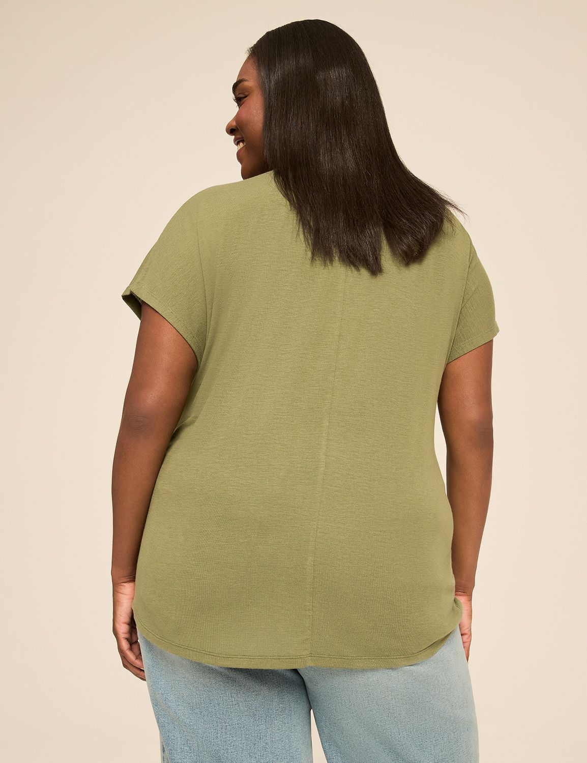 EveryWear Brushed V-Neck Tee