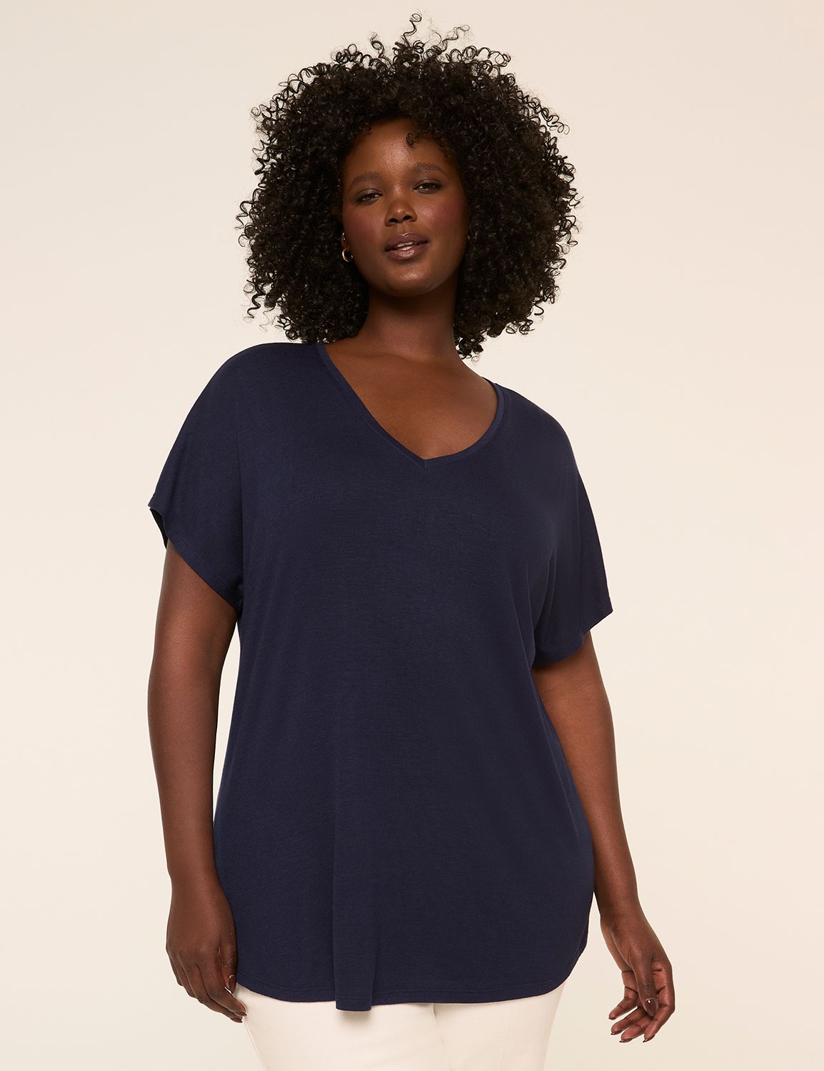 EveryWear Brushed V-Neck Tee