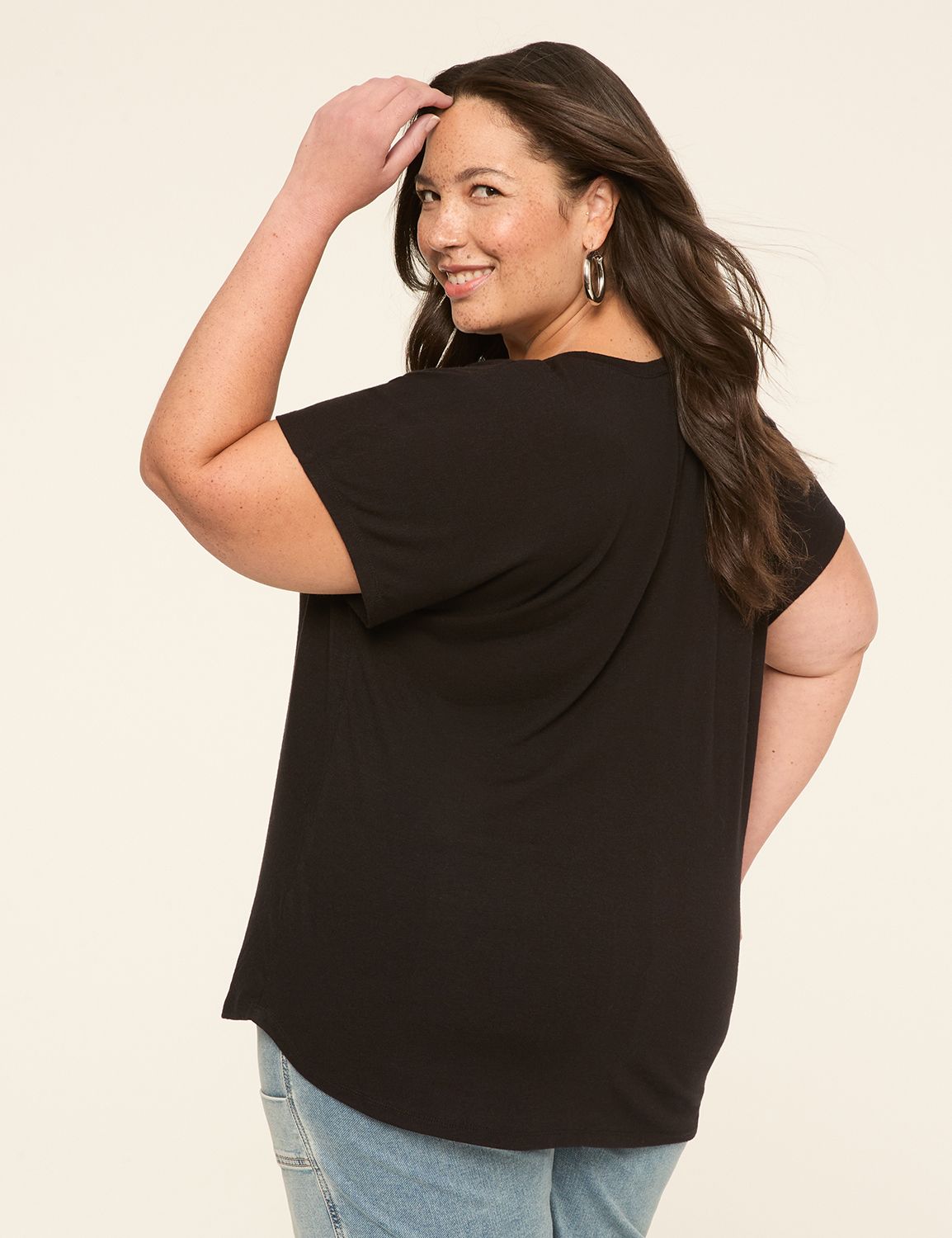 EveryWear Brushed V-Neck Tee