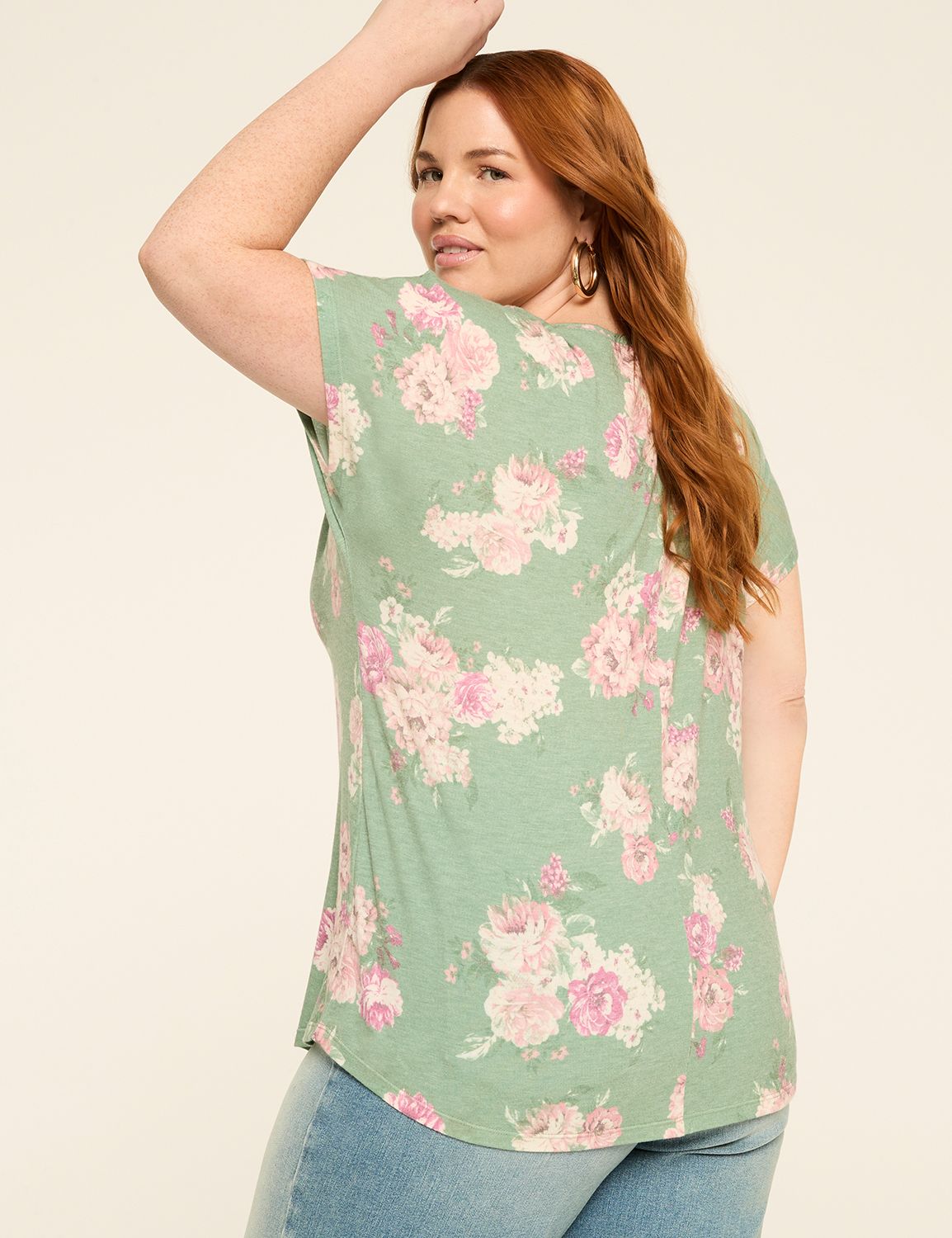 EveryWear Brushed V-Neck Tee