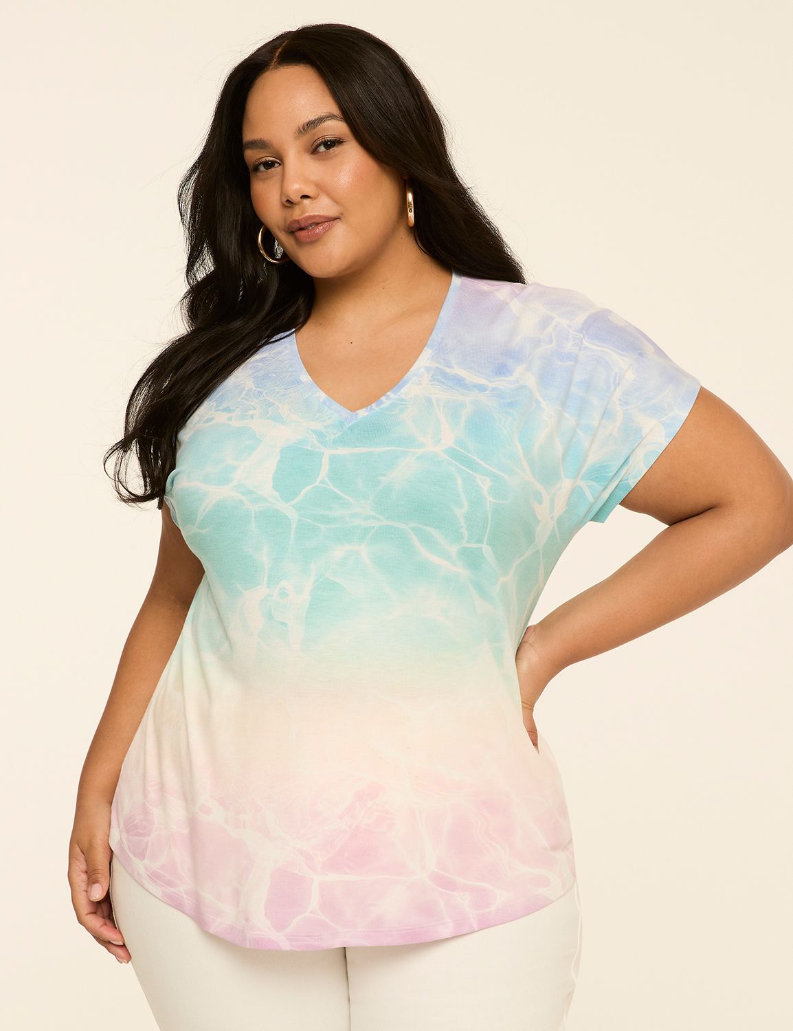 EveryWear Brushed V-Neck Tee