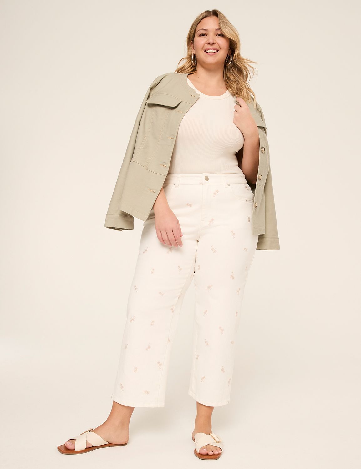 HIGH RISE FRIDA ANKLE LEG JEAN - WH Product Image 3