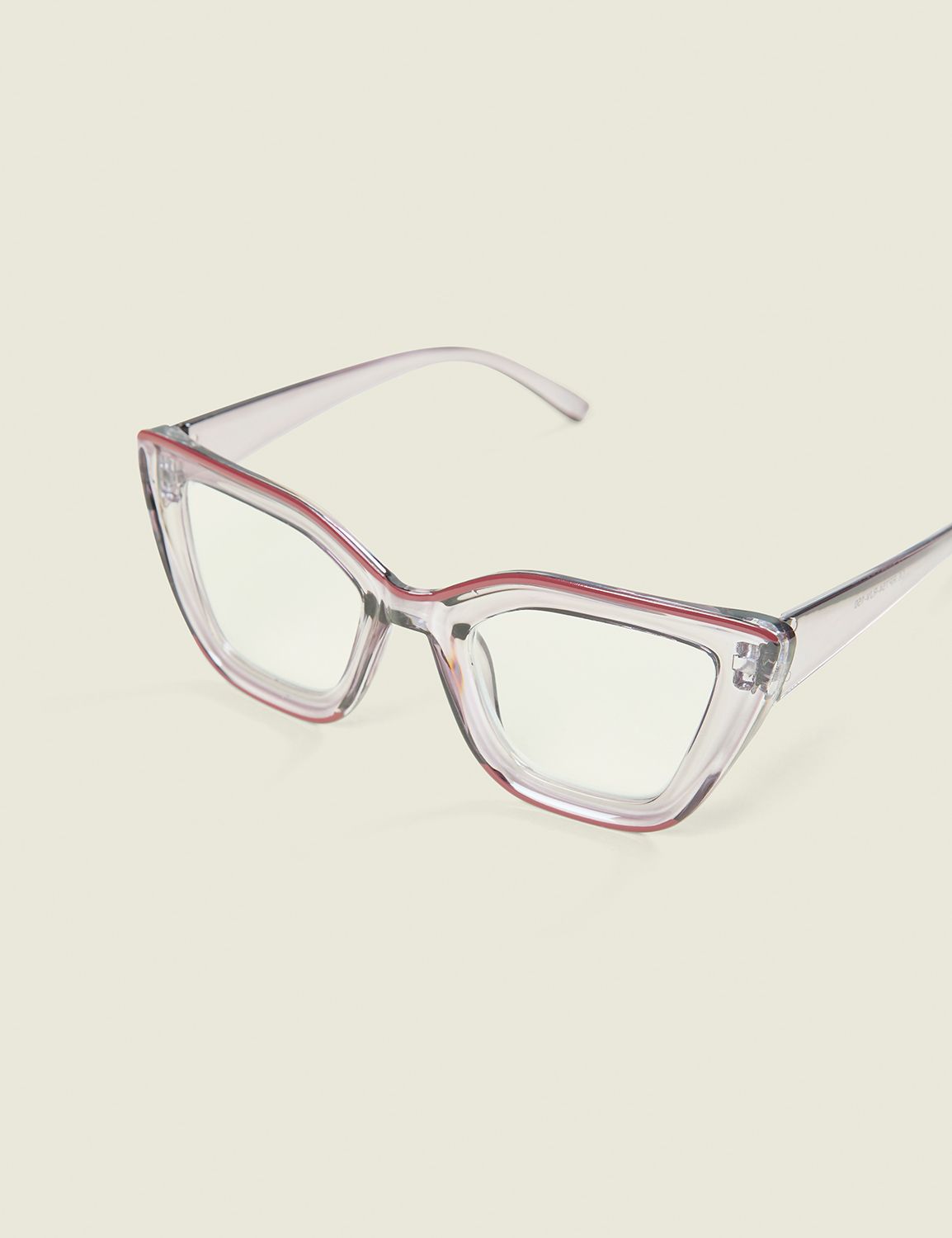 Purple & Pink Translucent Cateye Reading Glasses