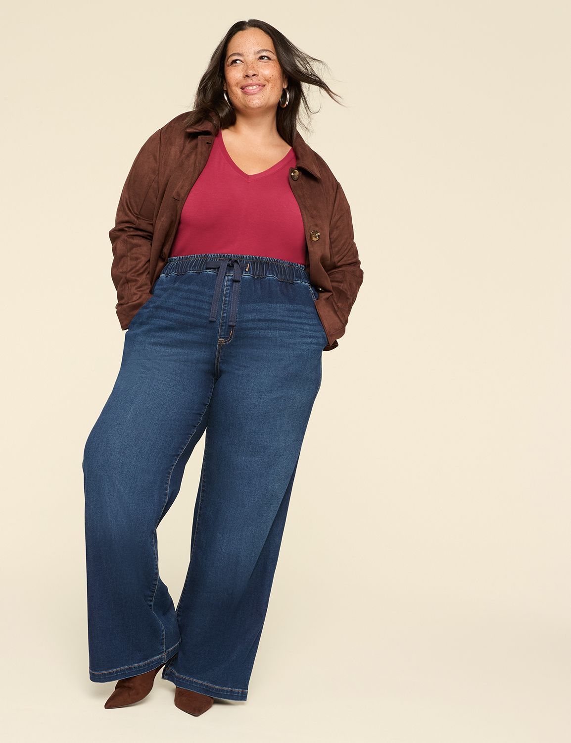 HIGH RISE WIDE LEG PULL ON- METROPO Product Image 3