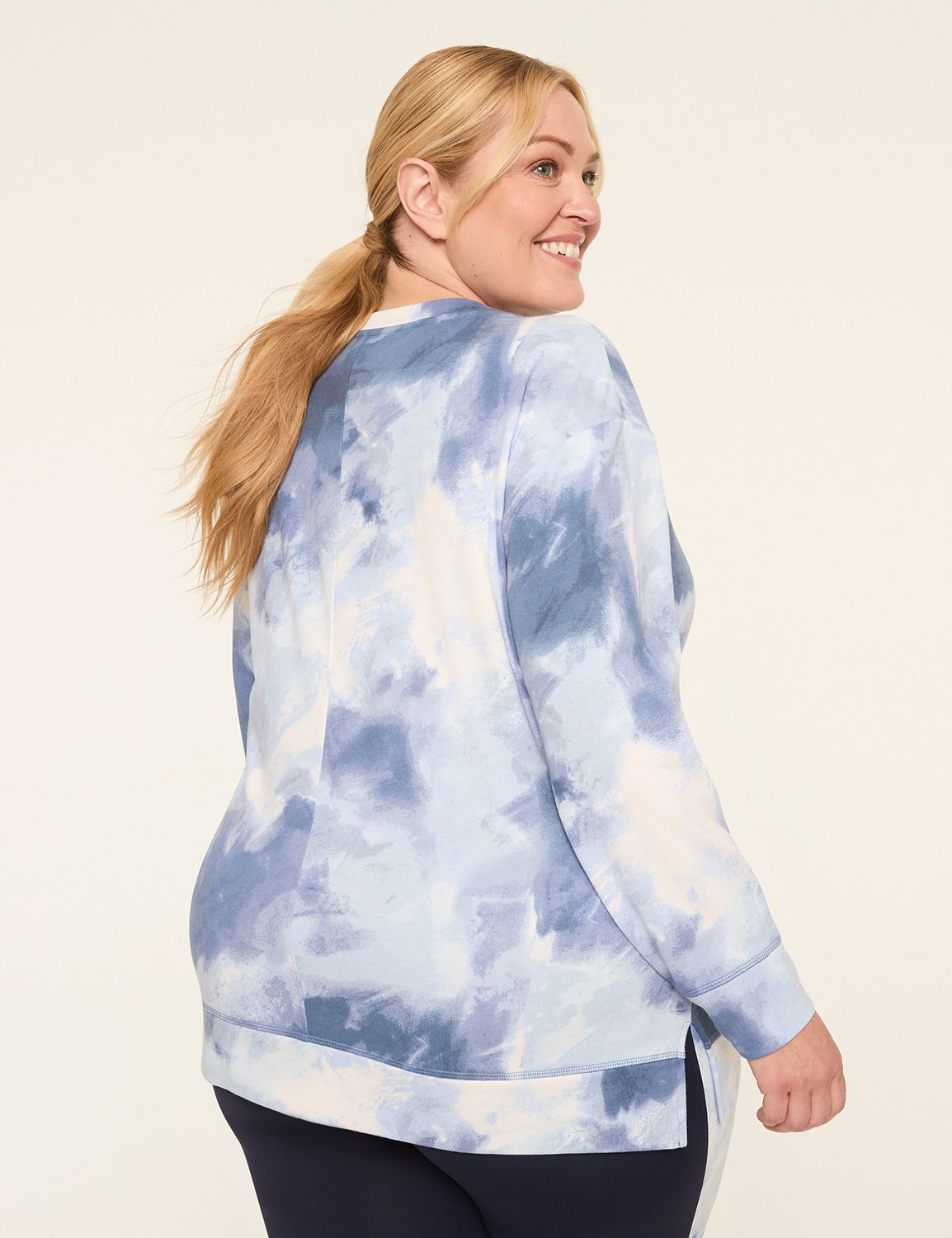 LIVI V-Neck French Terry Sweatshirt