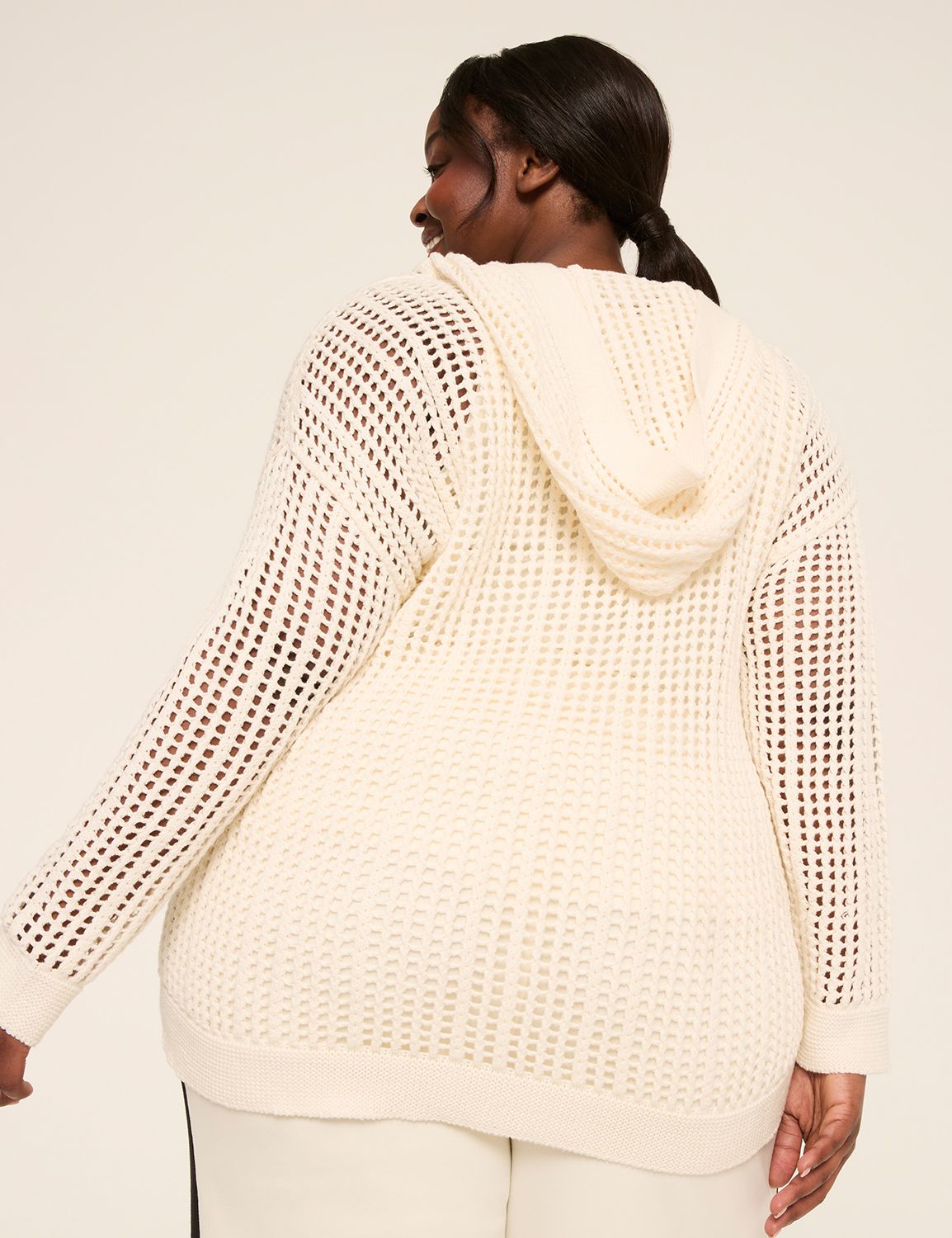 LIVI Long Sleeve Hooded Sweater Top