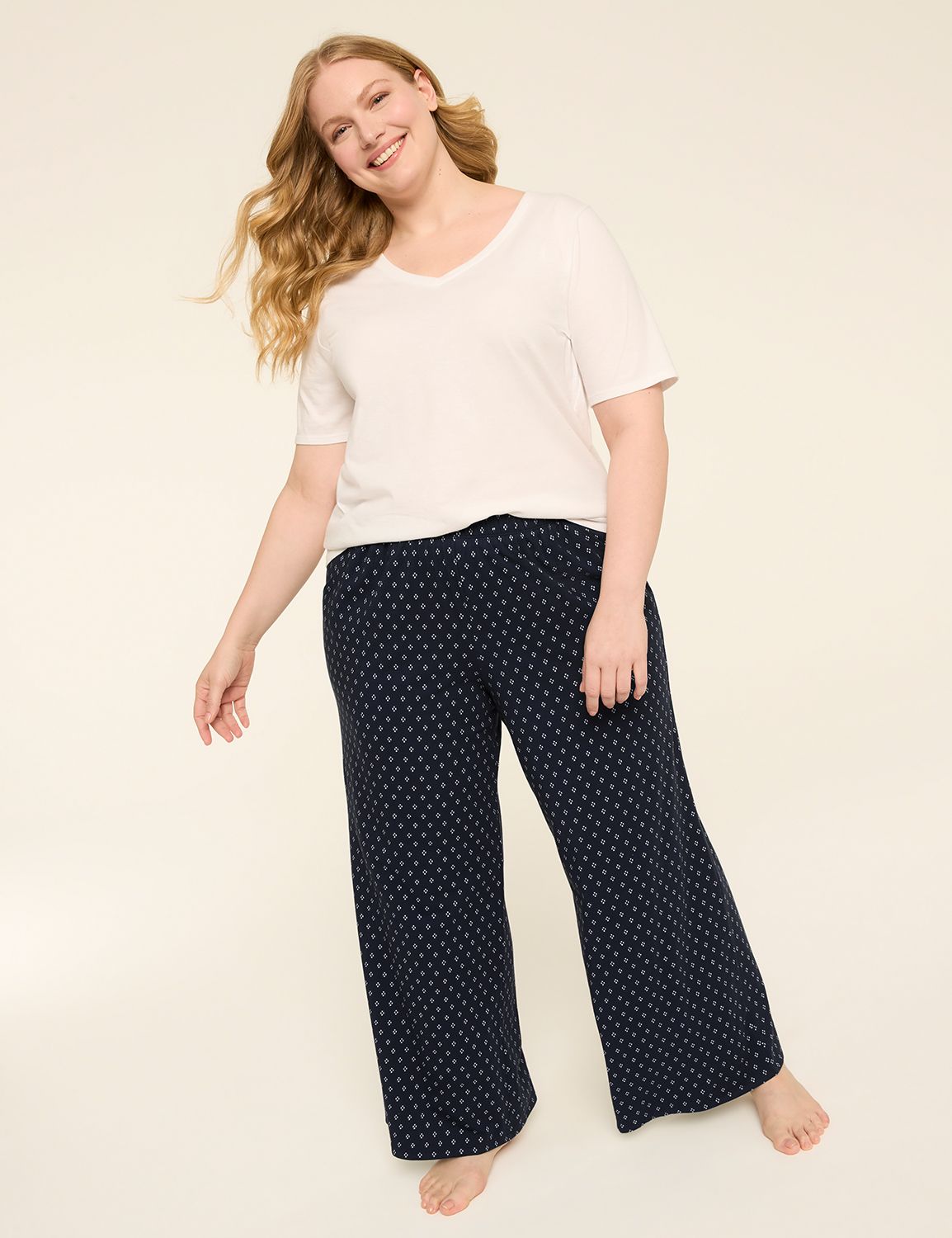 Cotton Knit Wide Leg 1149884 S Product Image 3