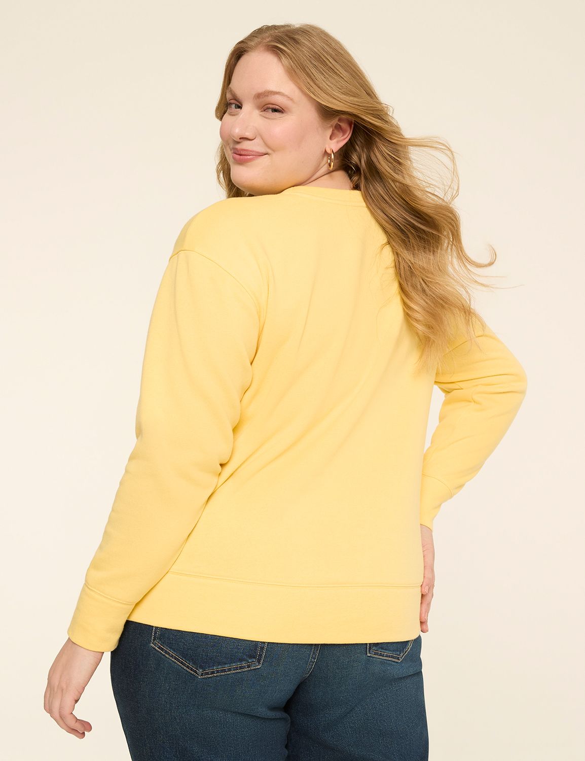 Long-Sleeve Embroidered Sweatshirt