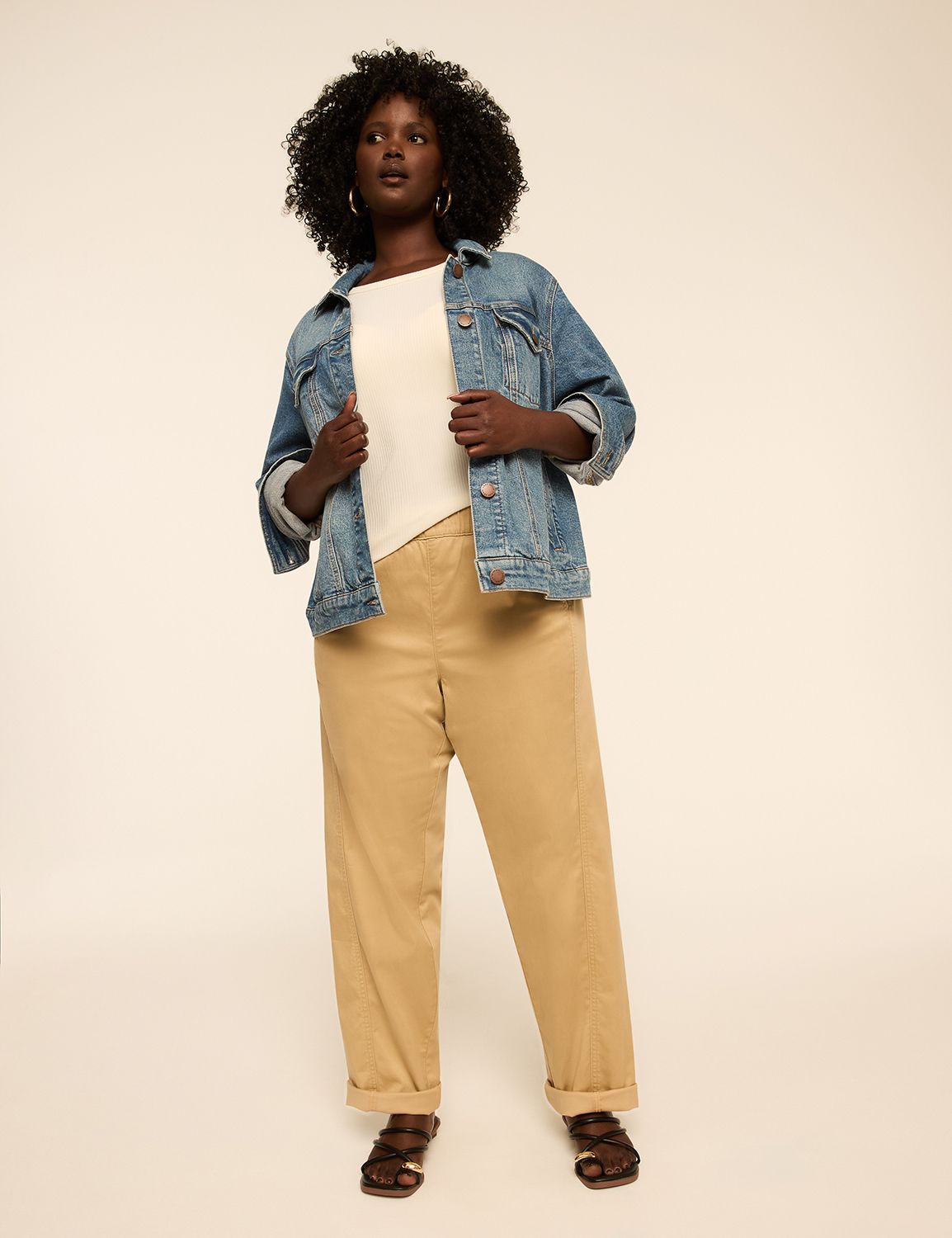 PULL-ON SATEEN CHINO RELAXED ANKLE Product Image 3