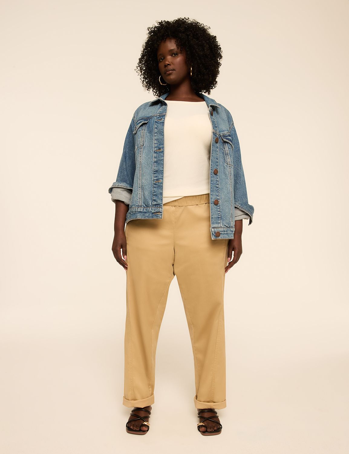 PULL-ON SATEEN CHINO RELAXED ANKLE Product Image 4