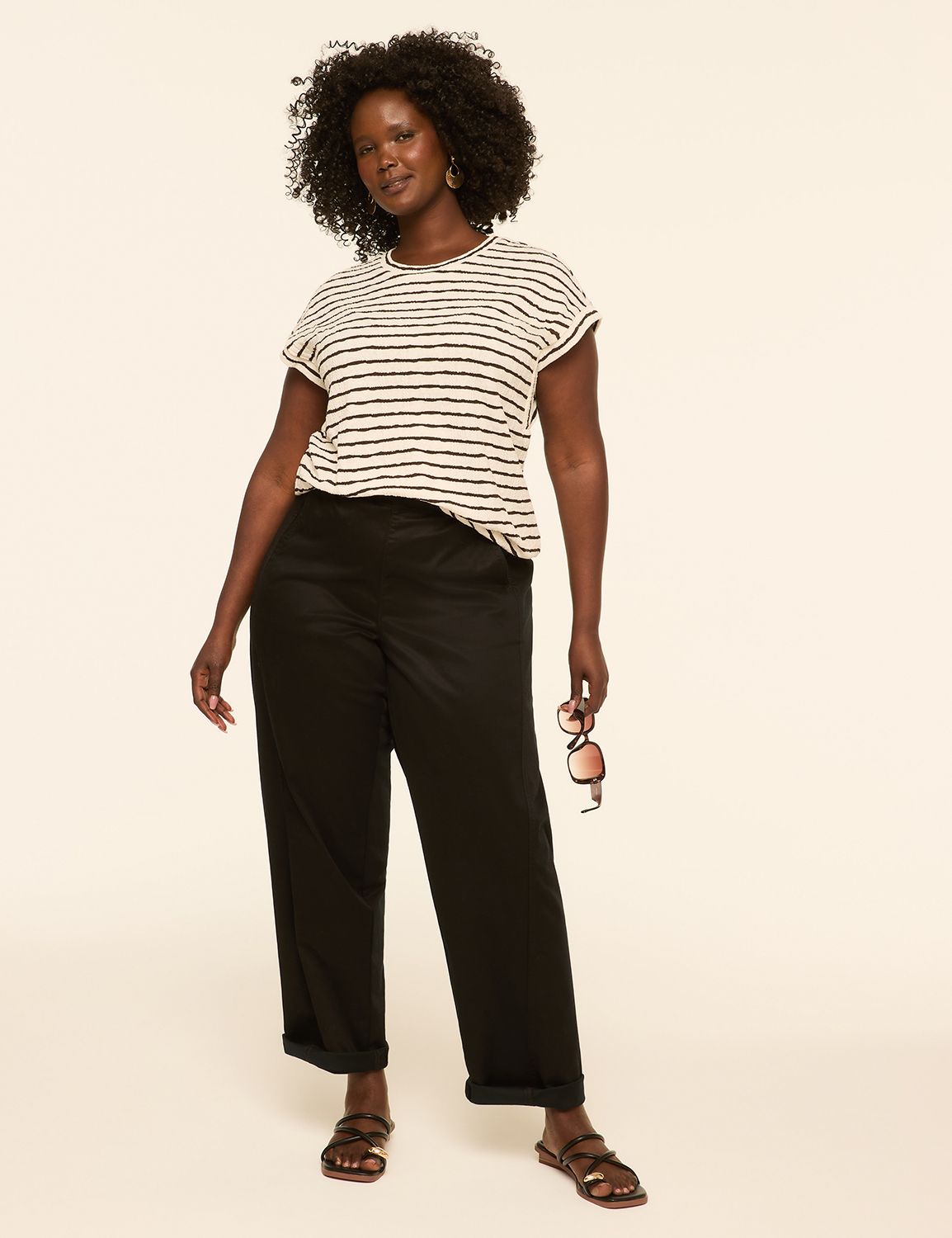 PULL-ON SATEEN CHINO RELAXED ANKLE Product Image 3