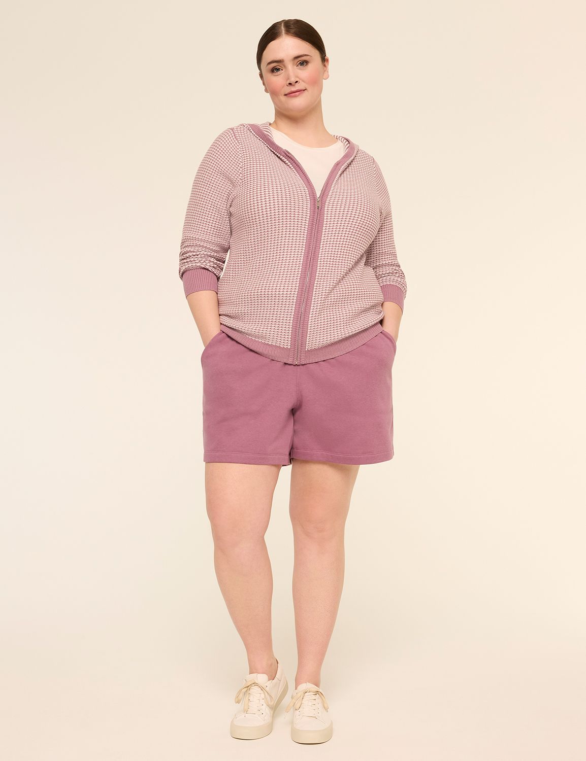LIVI Long Sleeve Texture Sweater Fu Product Image 3