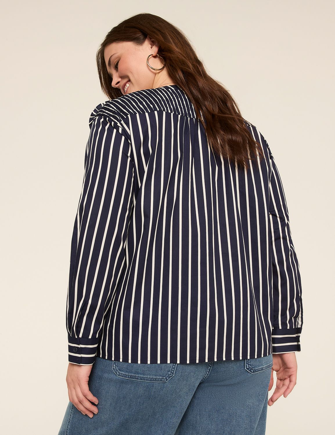 Long-Sleeve Button-Front Shirt