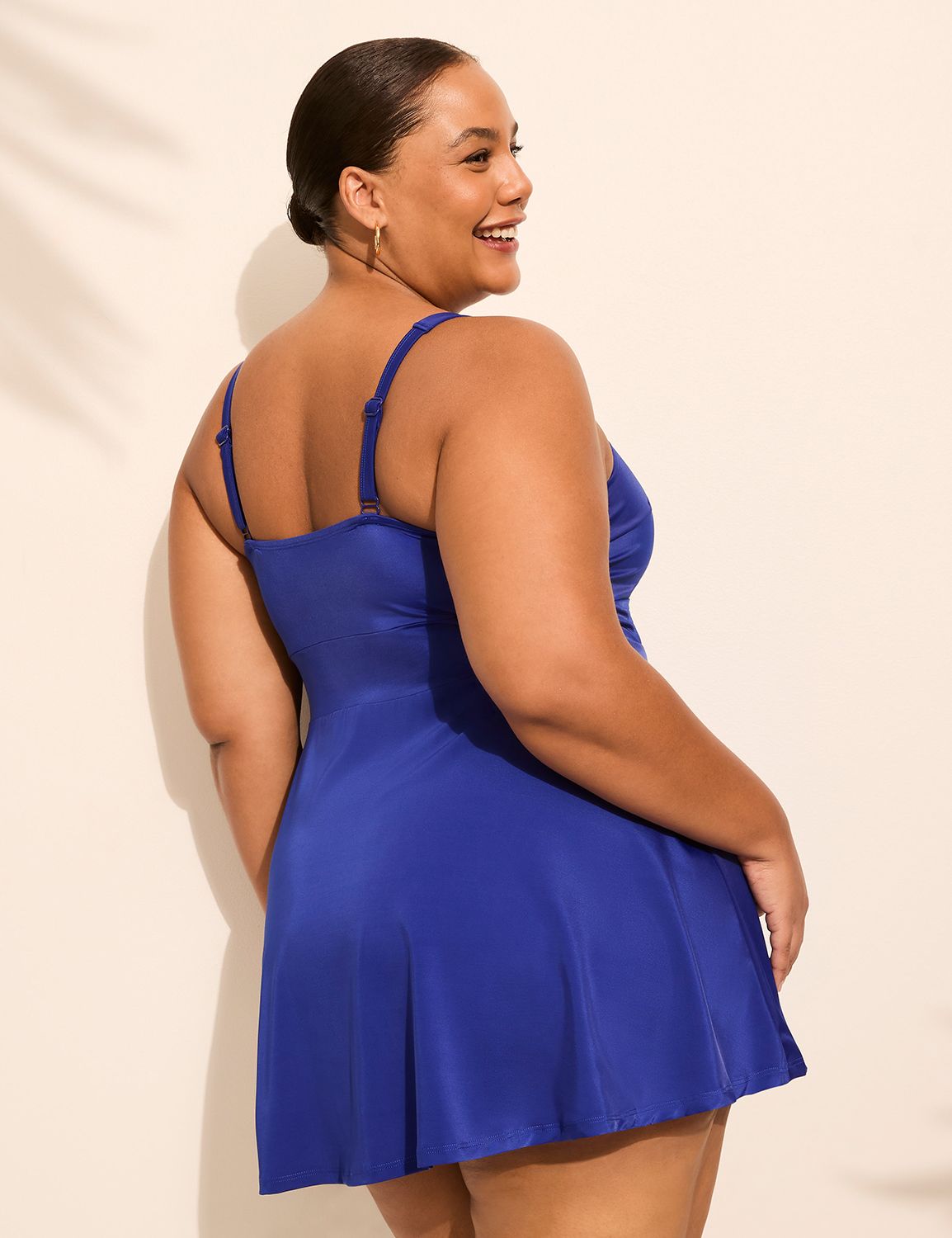 No-Wire Scoop-Neck Swim Dress