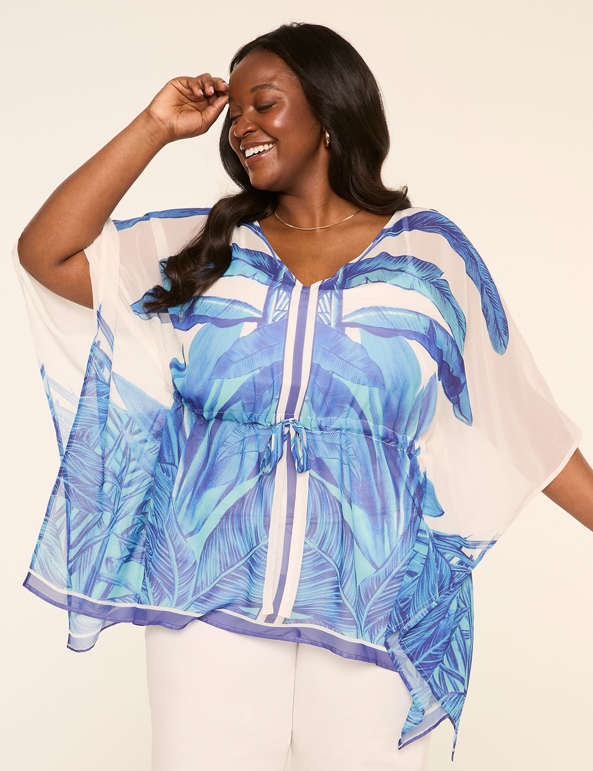 V-Neck Kimono Top