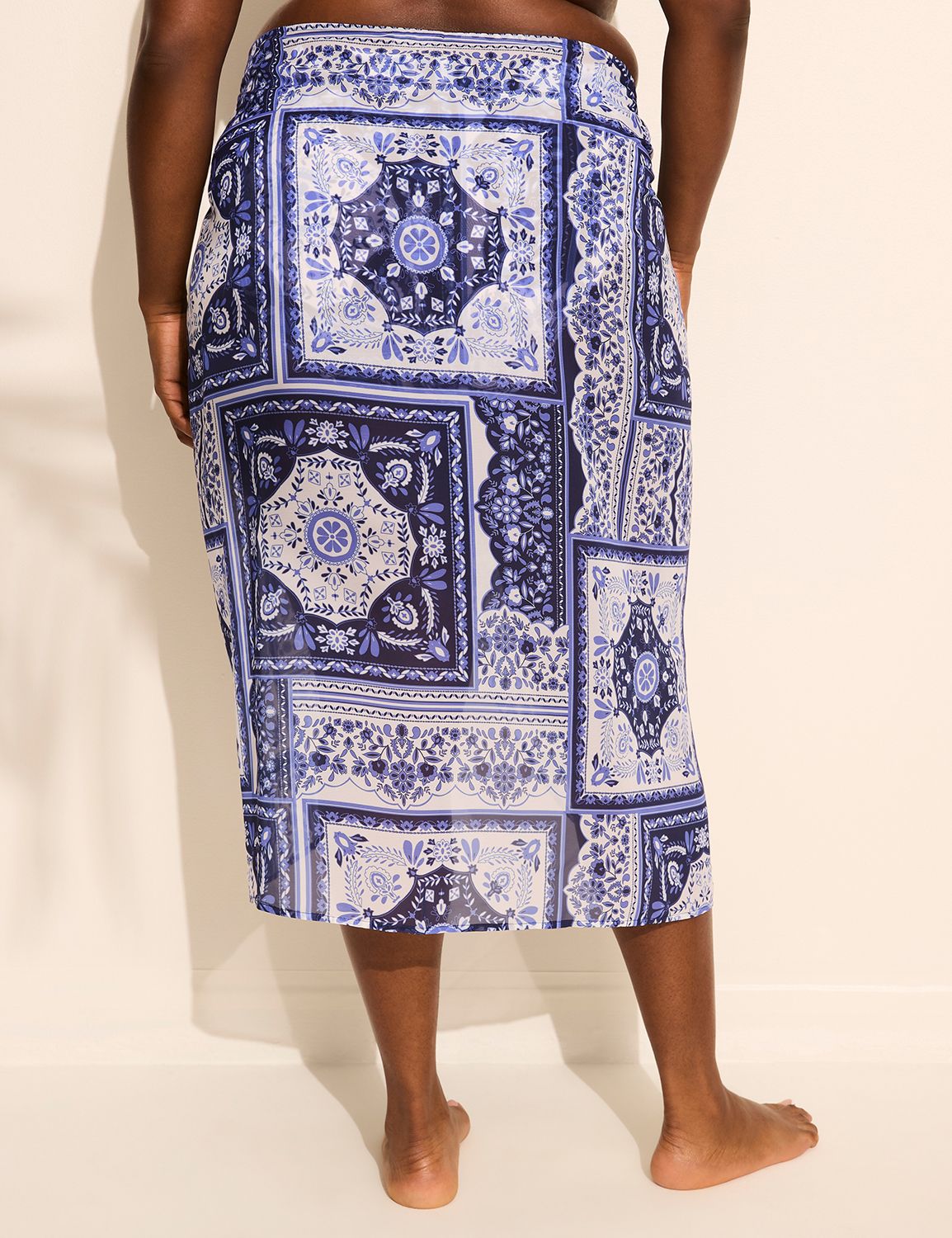 Printed Chiffon Sarong