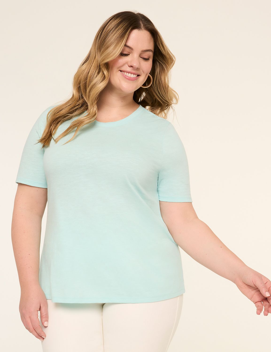 Perfect Sleeve Crew-Neck Tee