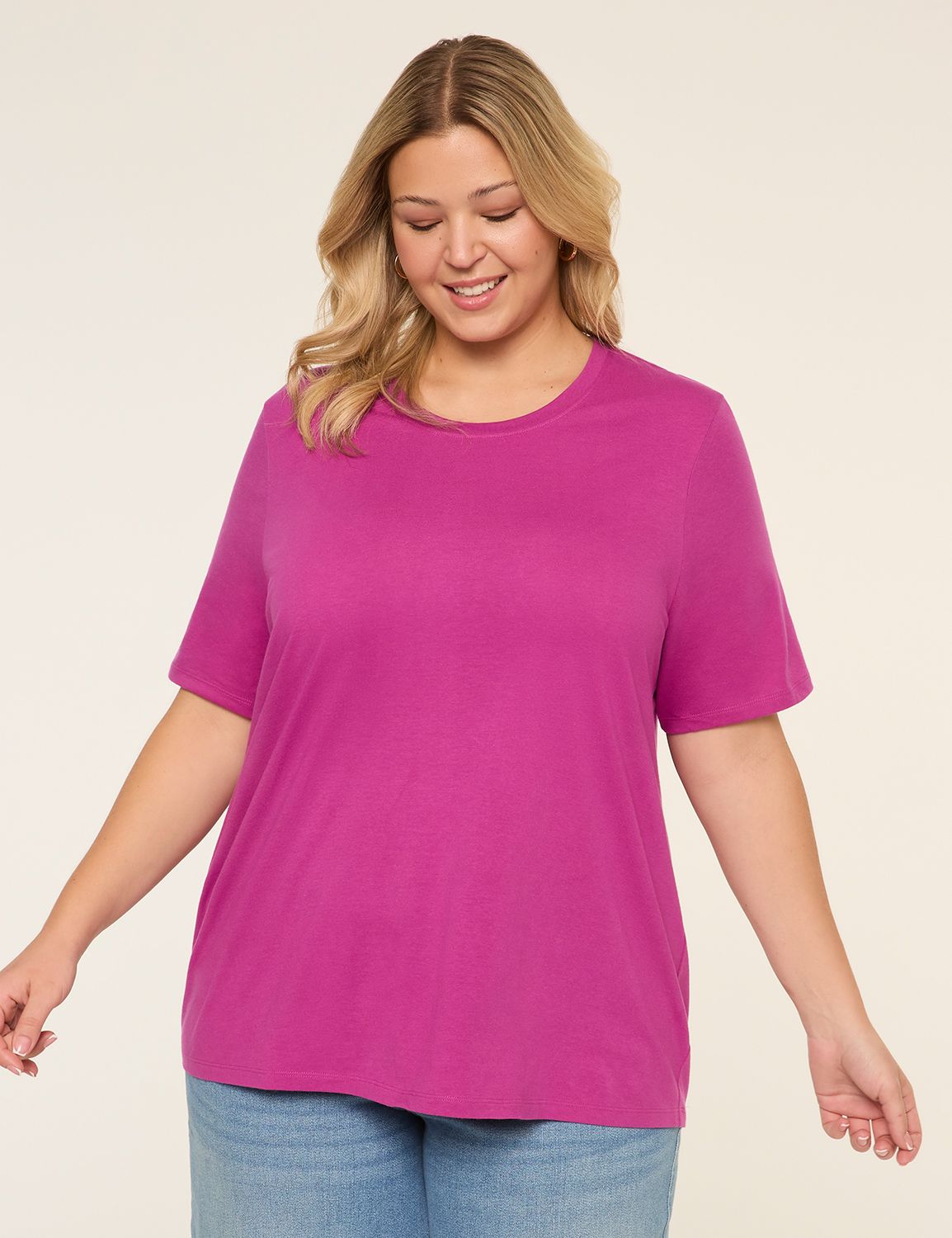 Perfect Sleeve Crew-Neck Tee