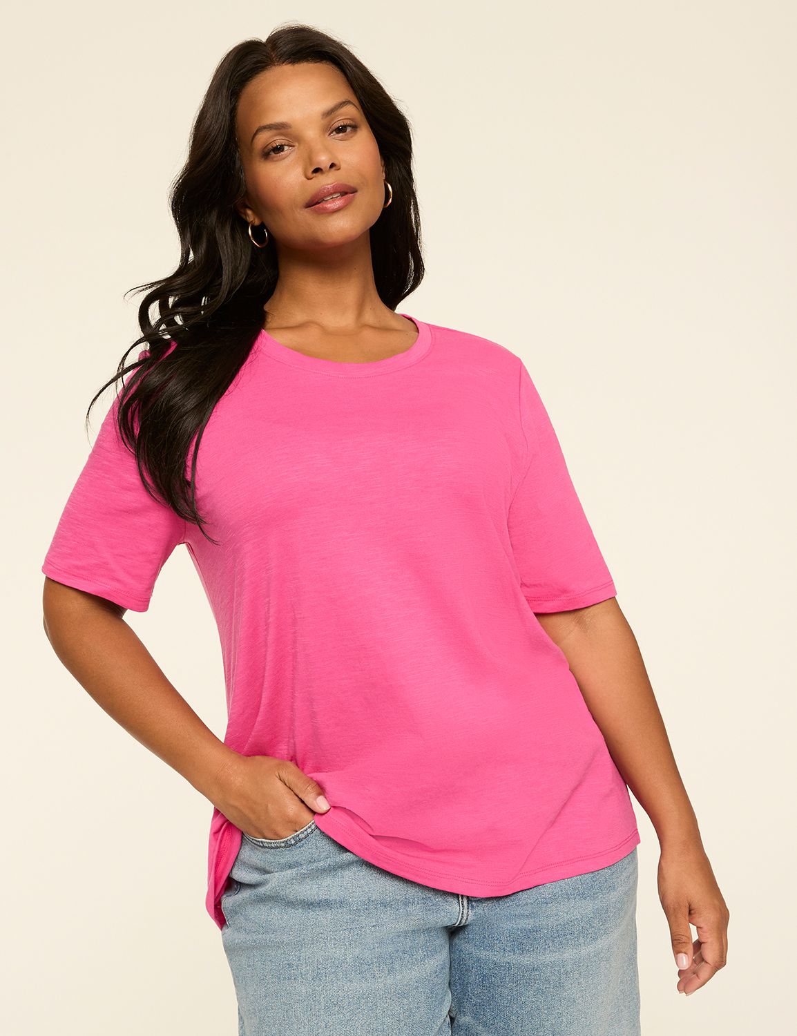 Perfect Sleeve Crew-Neck Tee