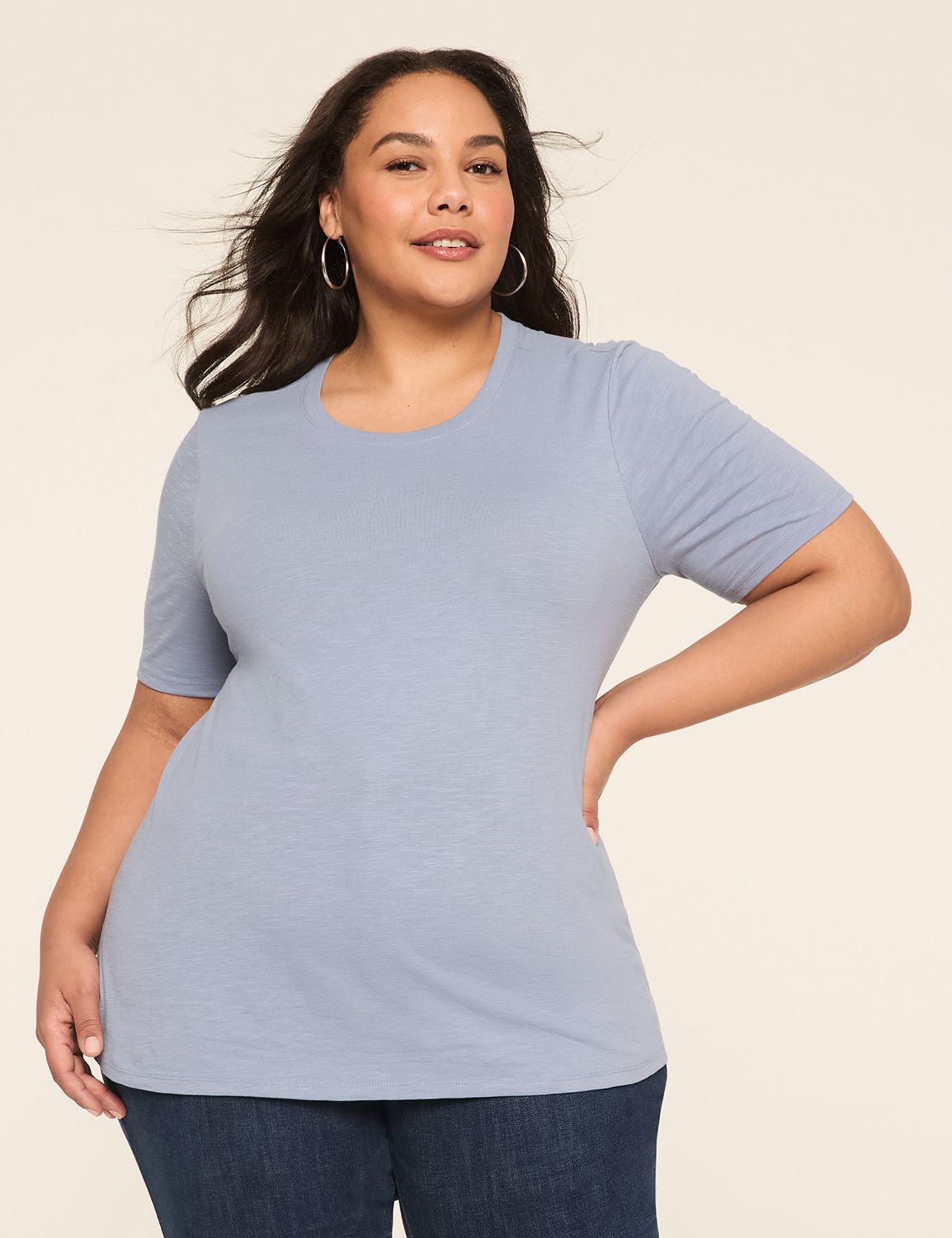 Perfect Sleeve Crew-Neck Tee