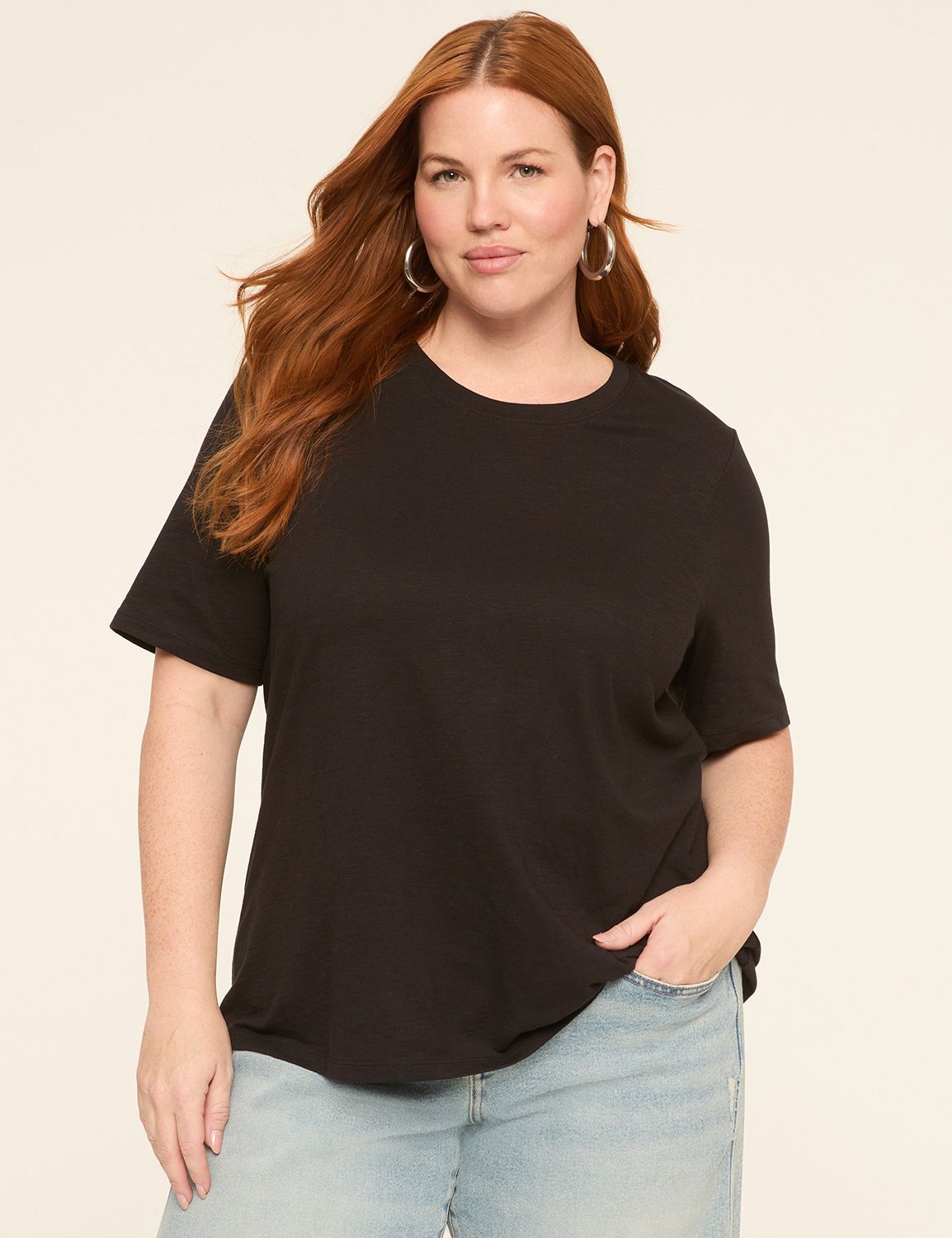 Perfect Sleeve Crew-Neck Tee