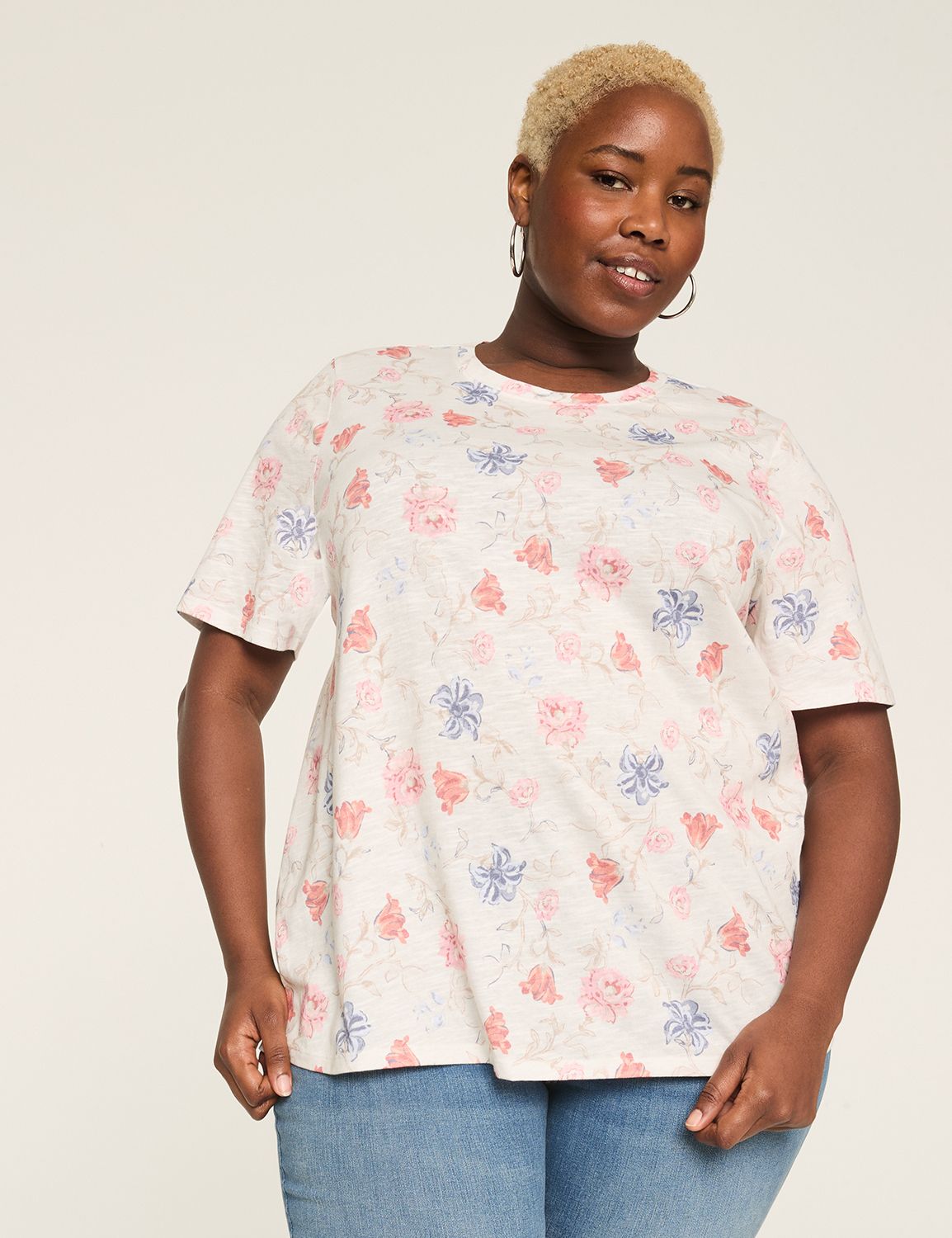 Perfect Sleeve Crew-Neck Tee