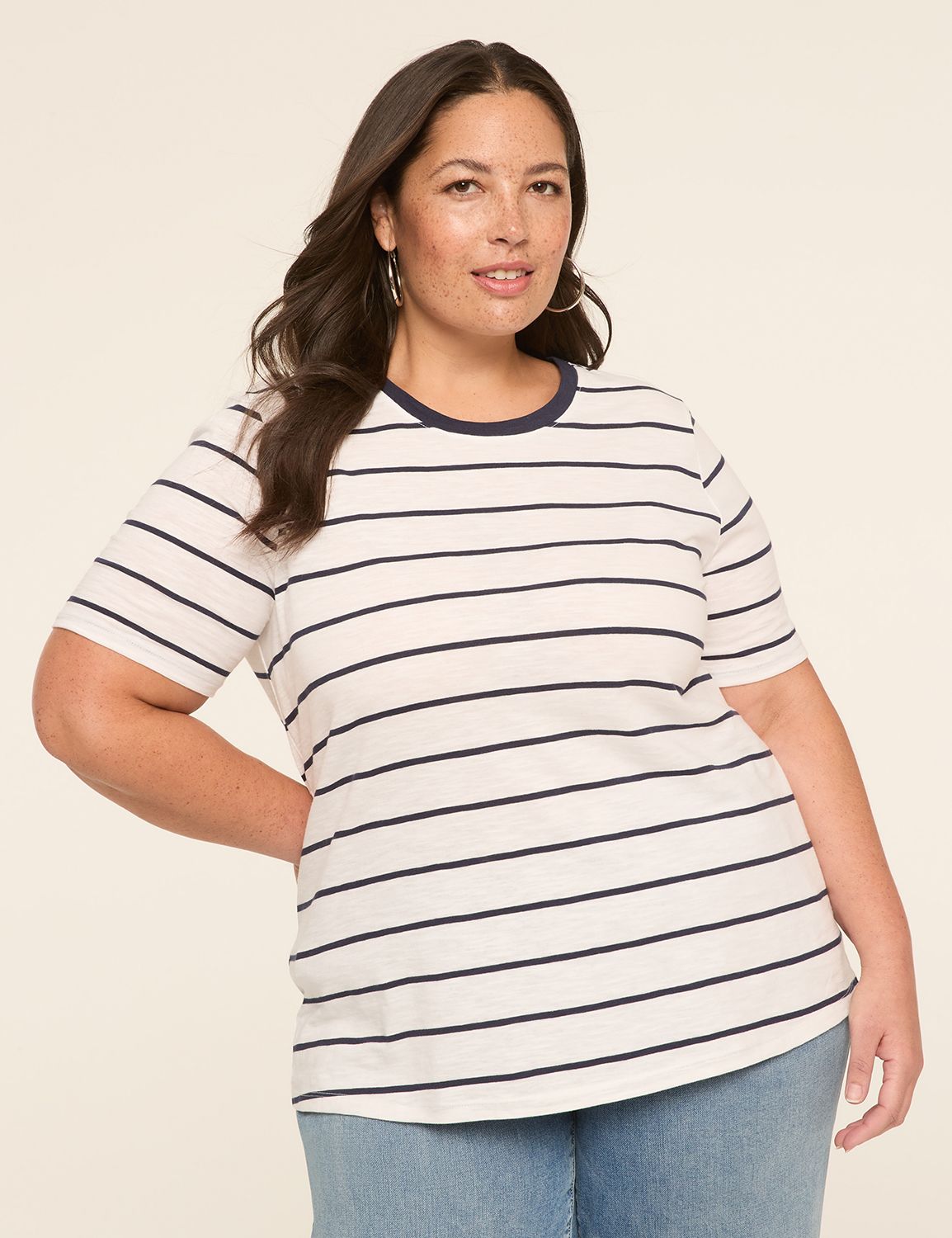 Perfect Sleeve Crew-Neck Tee