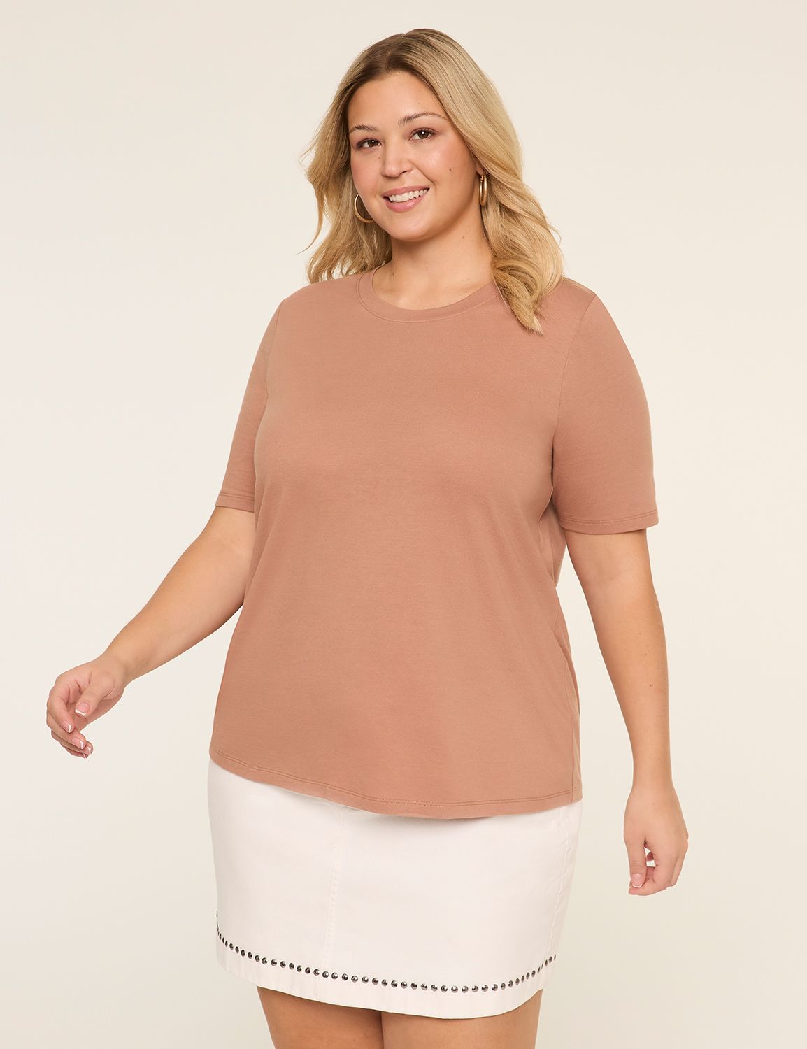 Perfect Sleeve Crew-Neck Tee