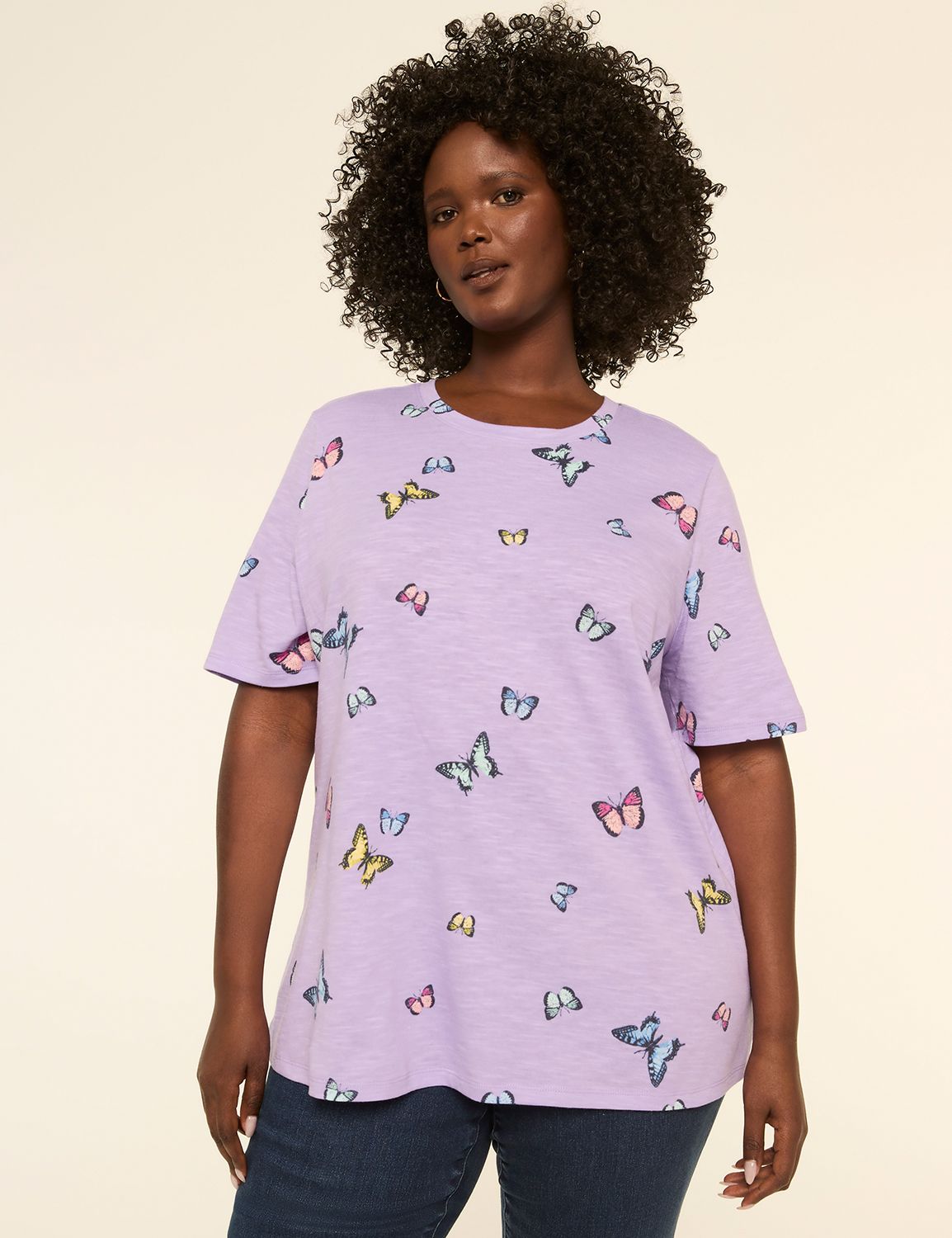 Perfect Sleeve Crew-Neck Tee