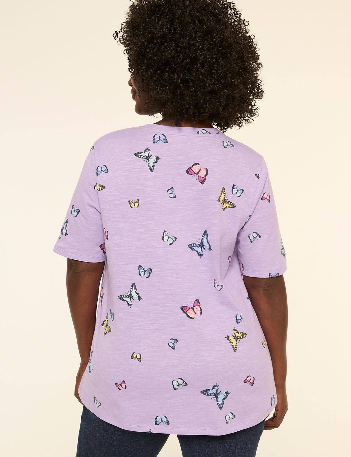 Perfect Sleeve Crew-Neck Tee