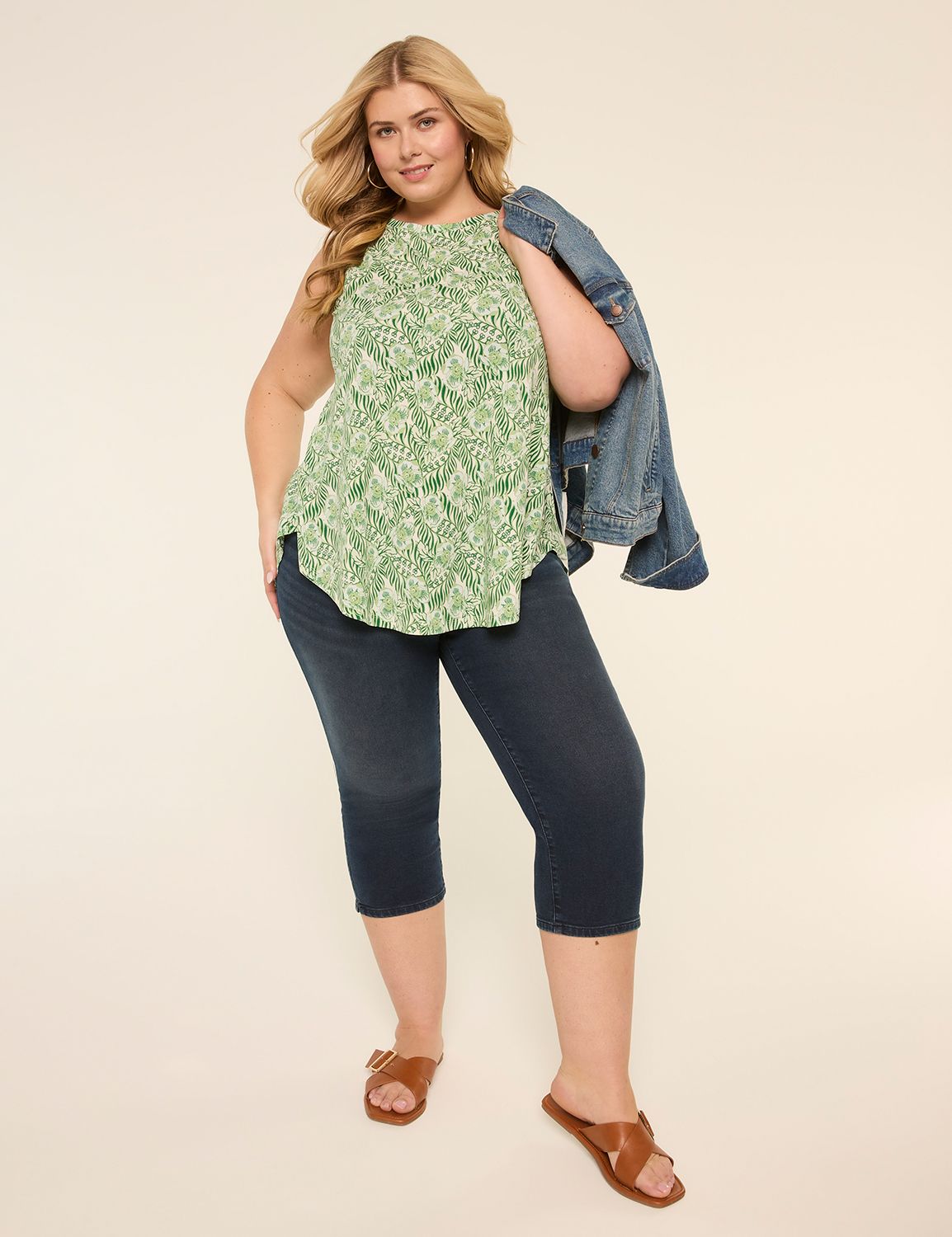 NEW Sleeveless Boat Neck Swing Tank Product Image 3