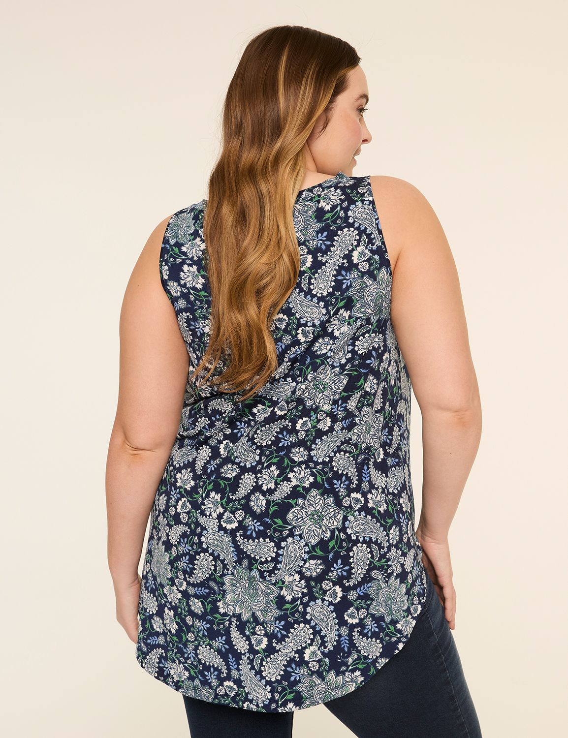NEW Sleeveless Boat Neck Swing Tank Product Image 2