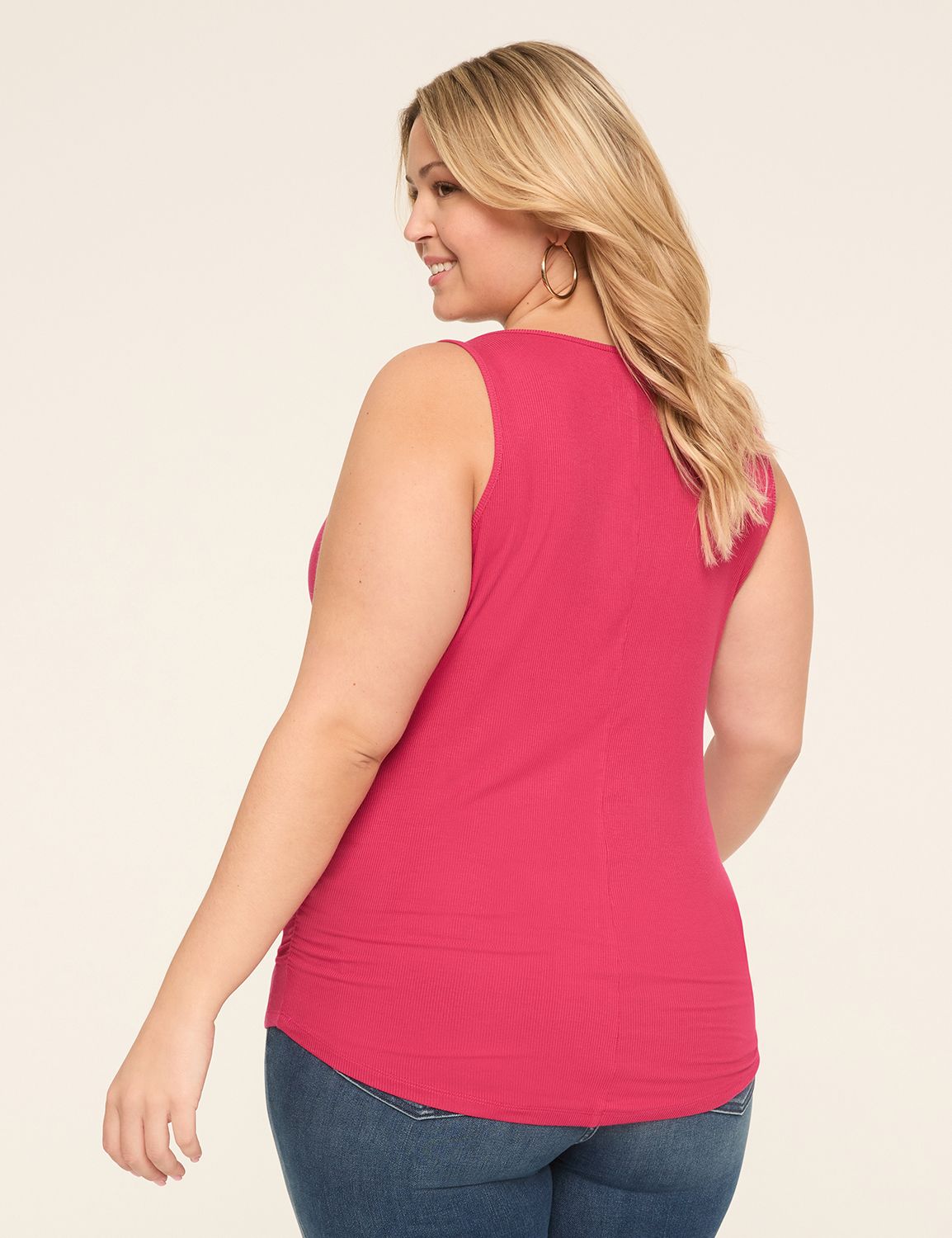 Sleeveless Side-Ruched Tank