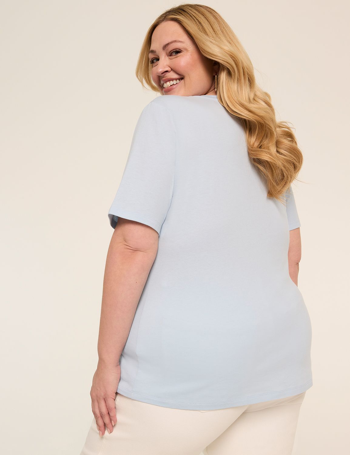Perfect Sleeve V-Neck Tee