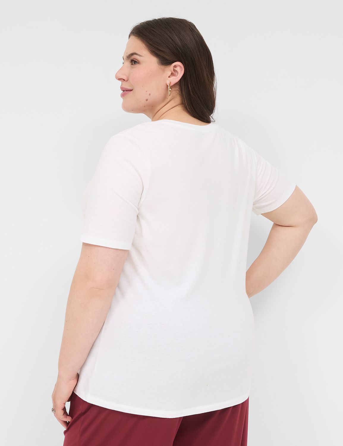 Perfect Sleeve V-Neck Tee