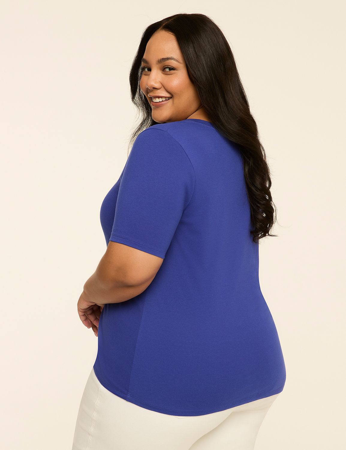 Perfect Sleeve V-Neck Tee