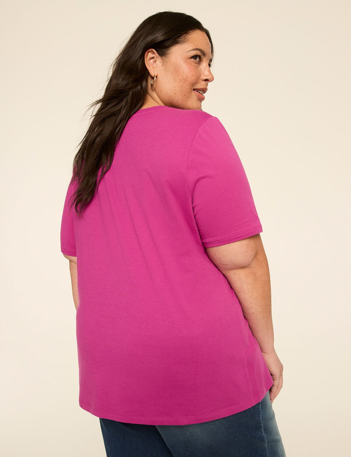 Perfect Sleeve V-Neck Tee
