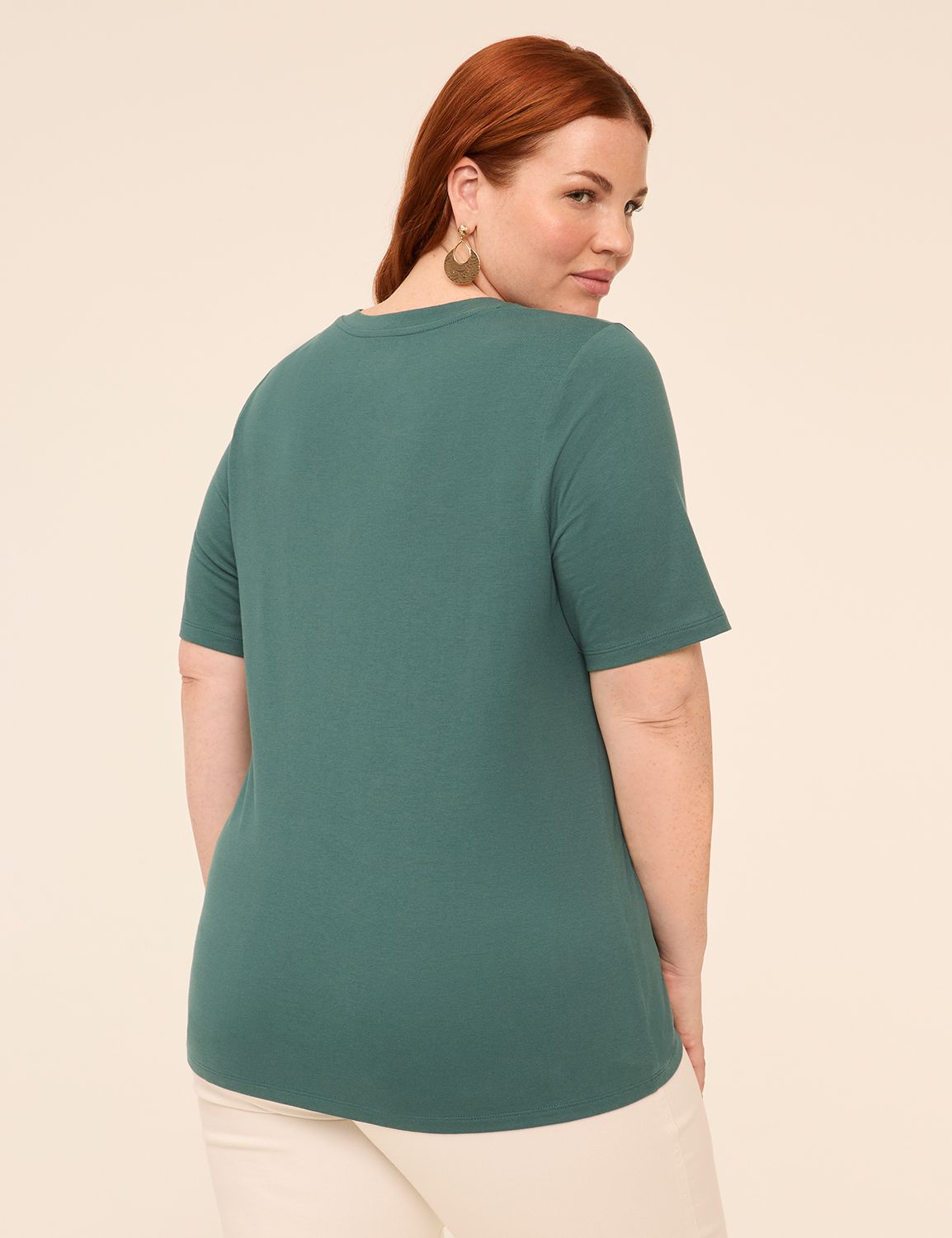 Perfect Sleeve V-Neck Tee