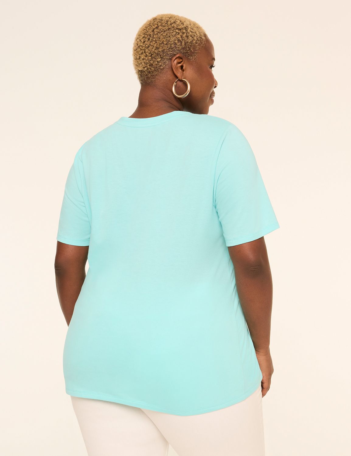 Perfect Sleeve V-Neck Tee