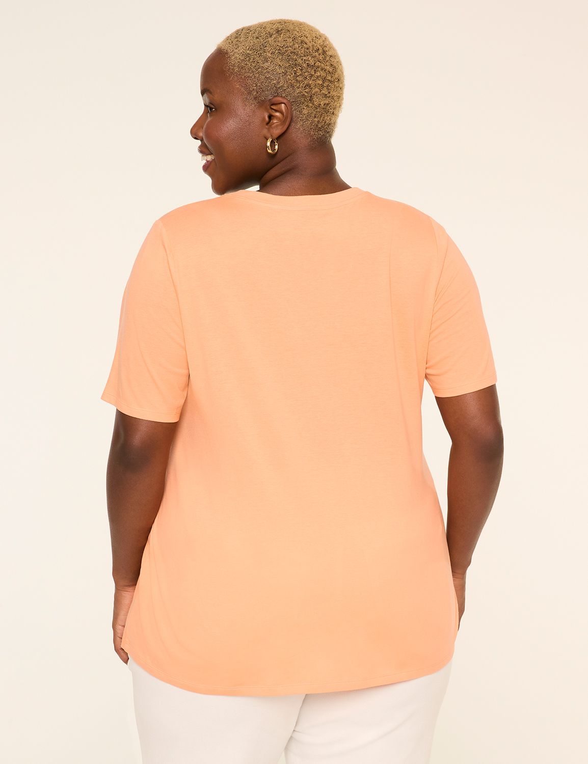 Perfect Sleeve V-Neck Tee