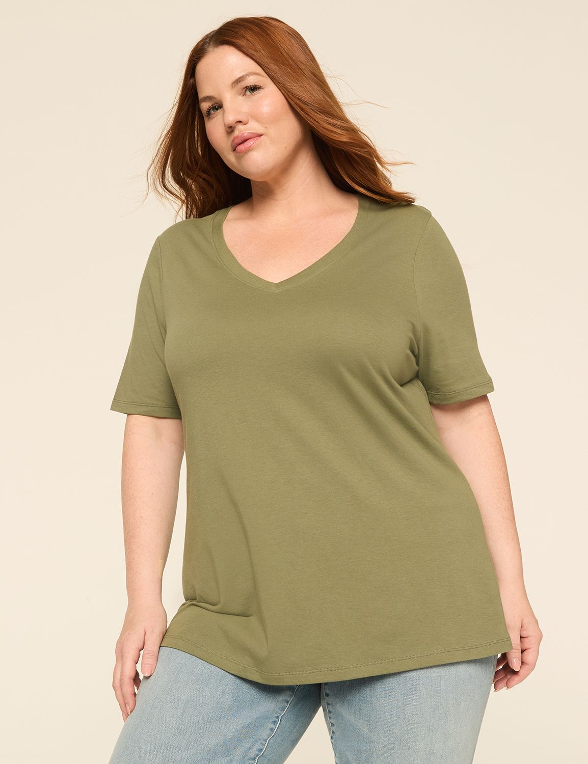 Perfect Sleeve V-Neck Tee